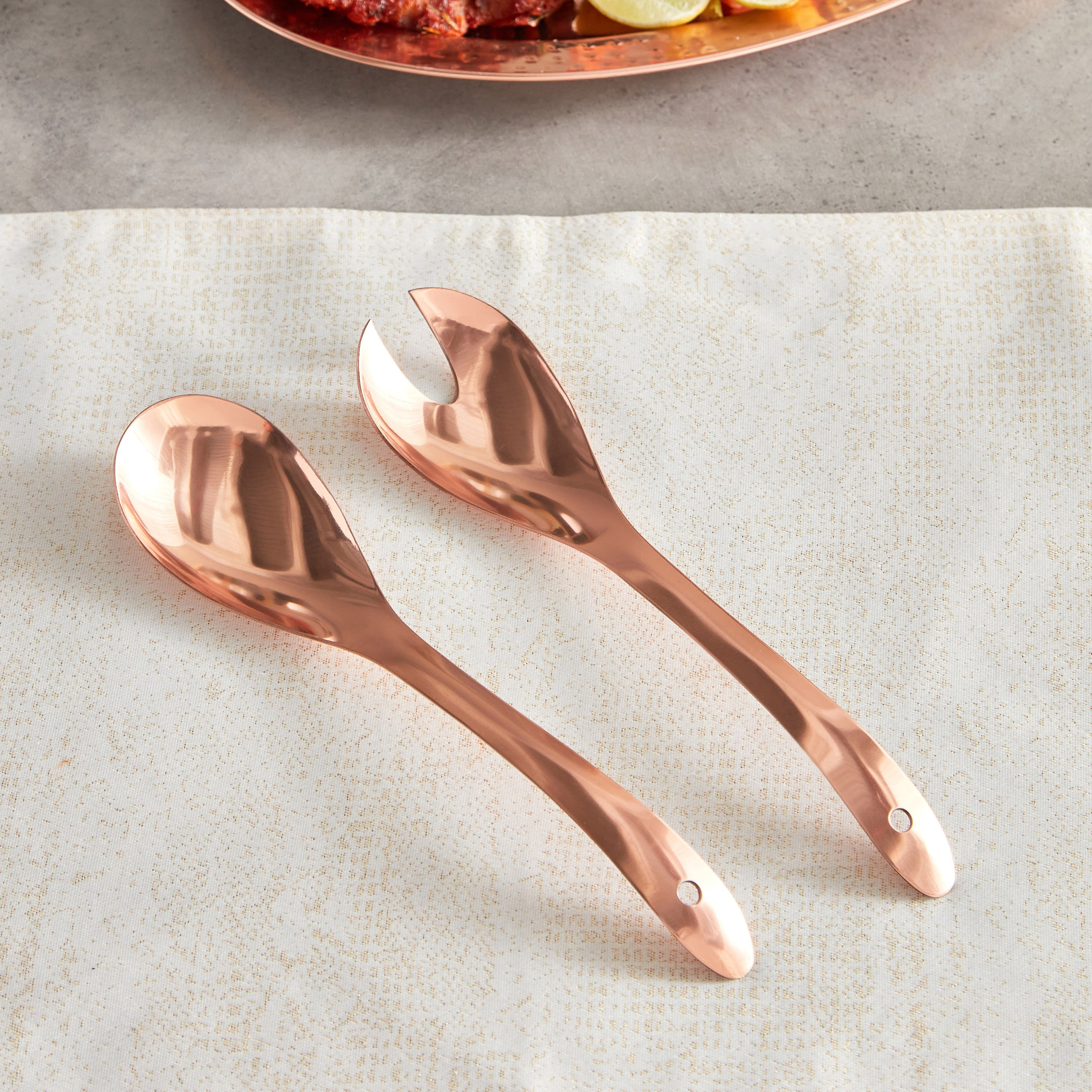 ملاعق تقديم سلطة من كوبر شاين - طقم من قطعتين-hbxhomeware-hbxkitchen-image-2