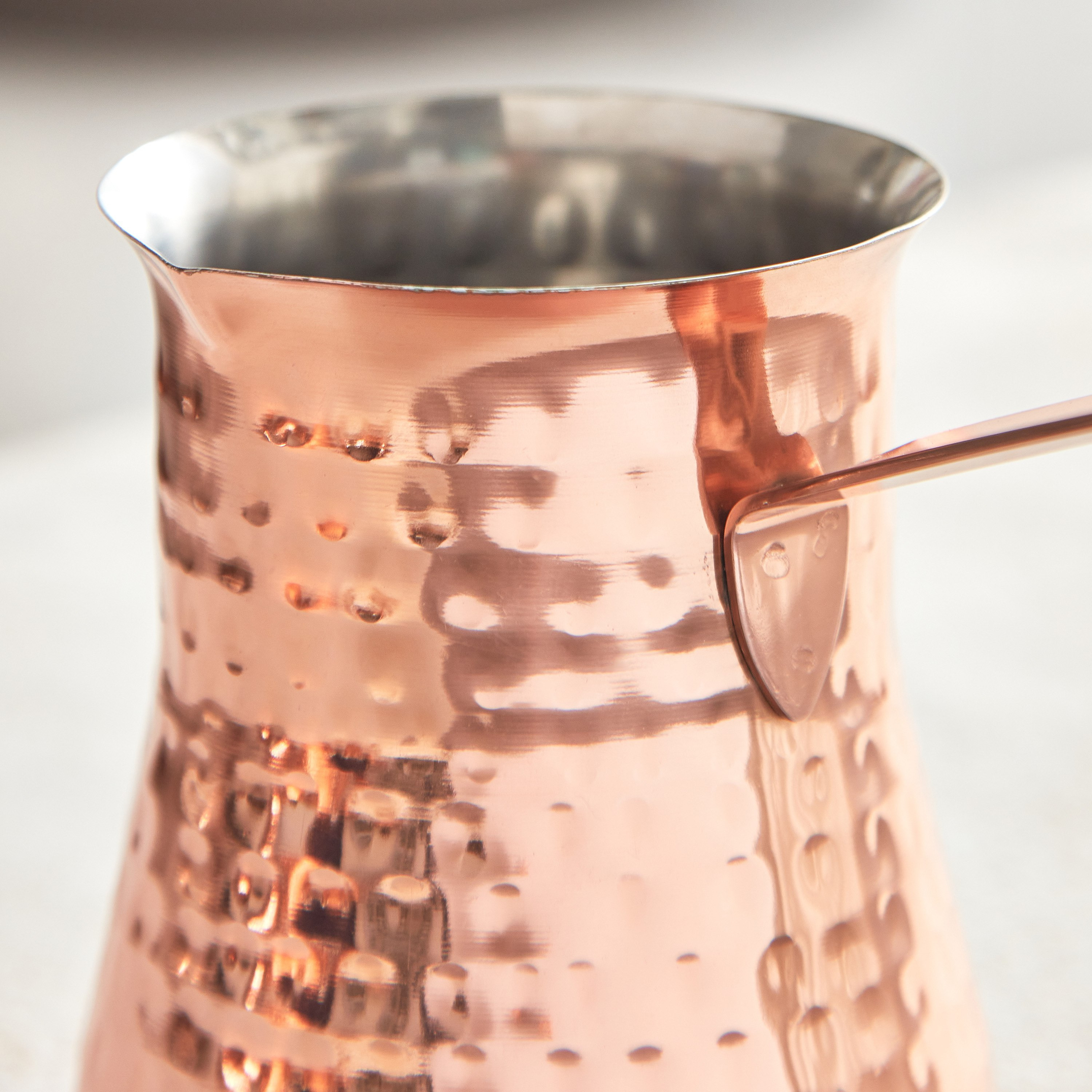 Shine Hammered Stainless Steel Coffee Warmer - 600 ml-hbxkitchen-kitchenware-foodpreparation-image-4