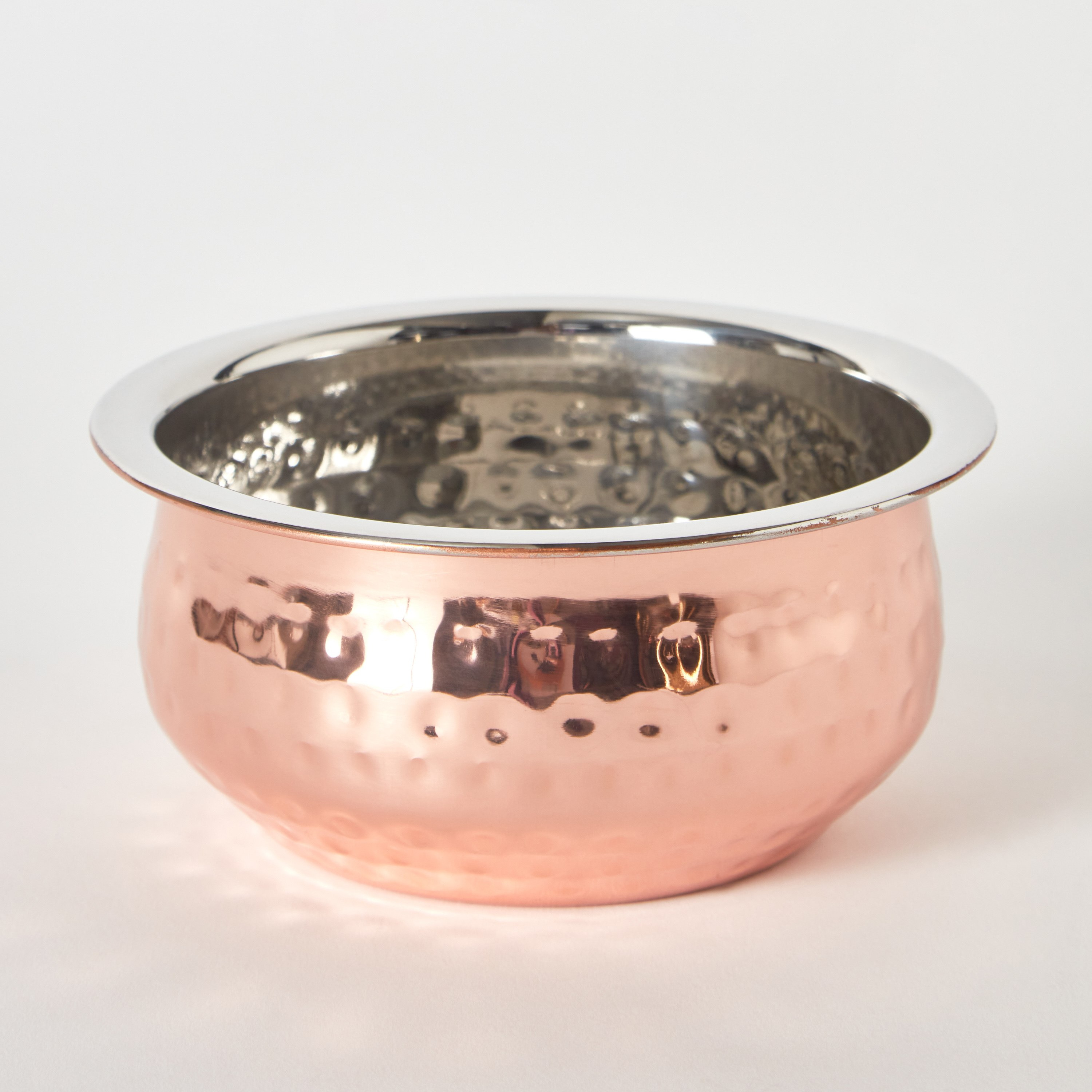 Copper Shine Serving Vessel with Hammered Finish-hbxdecorandfurnishings-tabletop-serveware-image-6