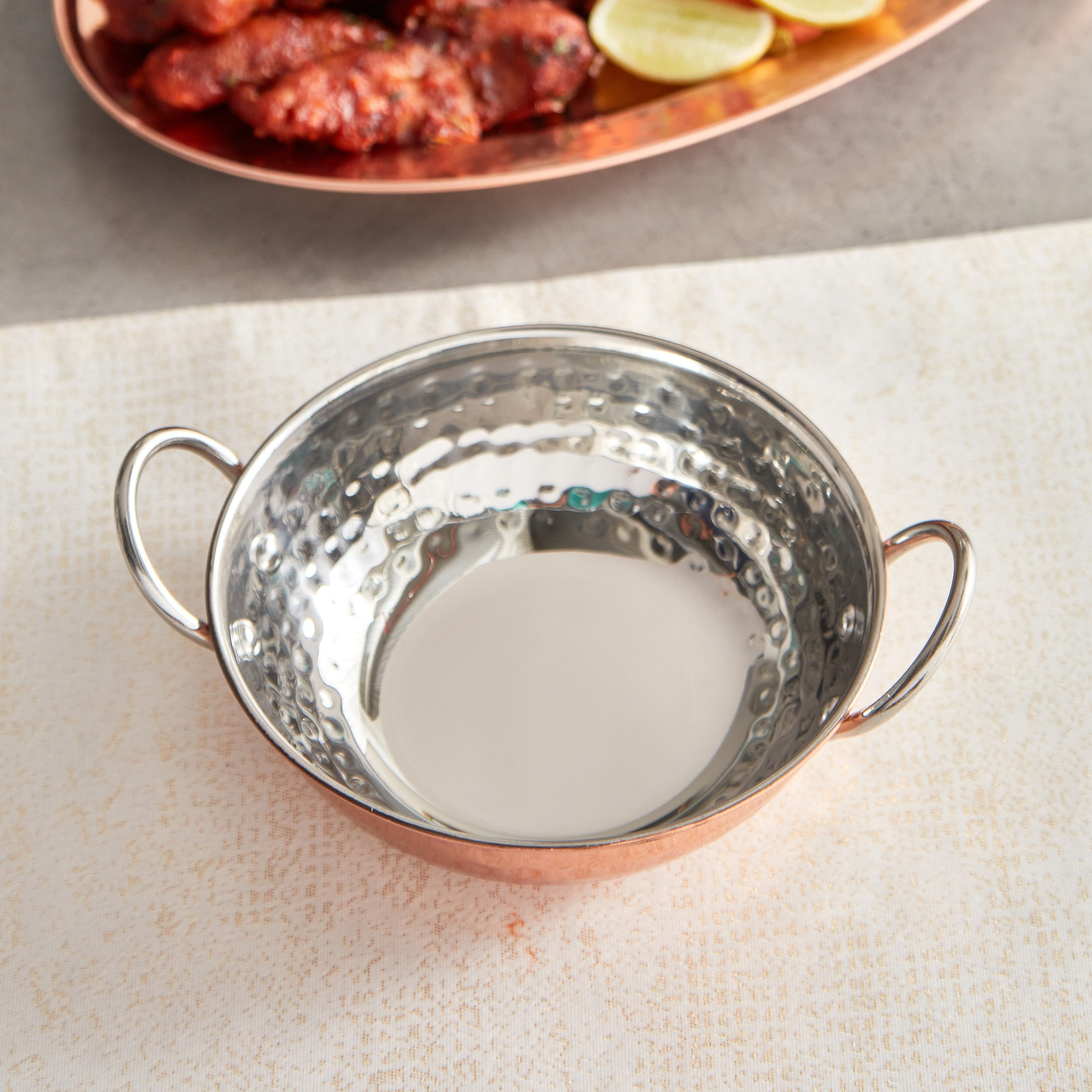 مقلاة كاداي من كوبر شاين - 14 سم-hbxdecorandfurnishings-tabletop-serveware-image-2