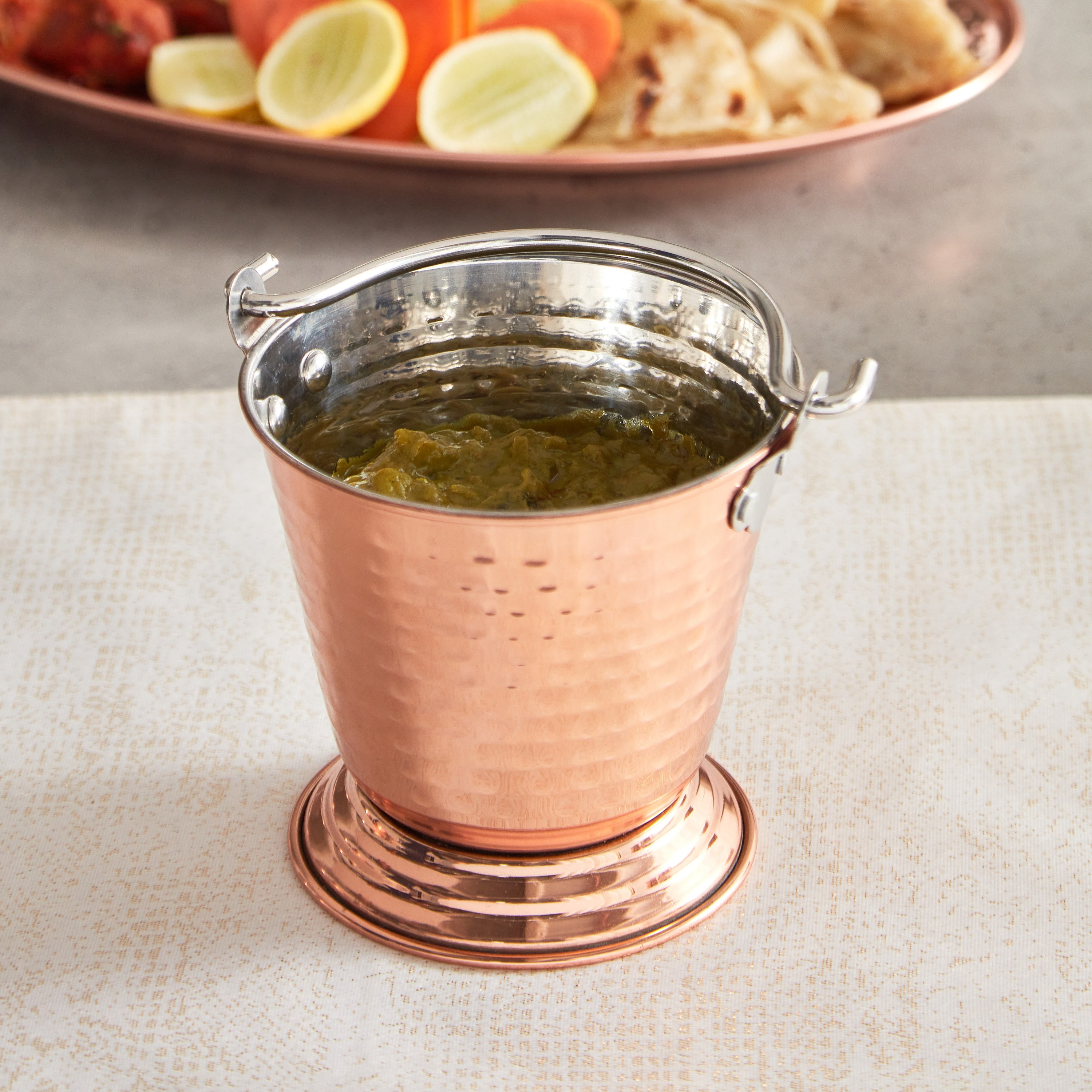 Copper Shine Gravy Bucket - 10.75 cm-hbxdecorandfurnishings-tabletop-serveware-image-1