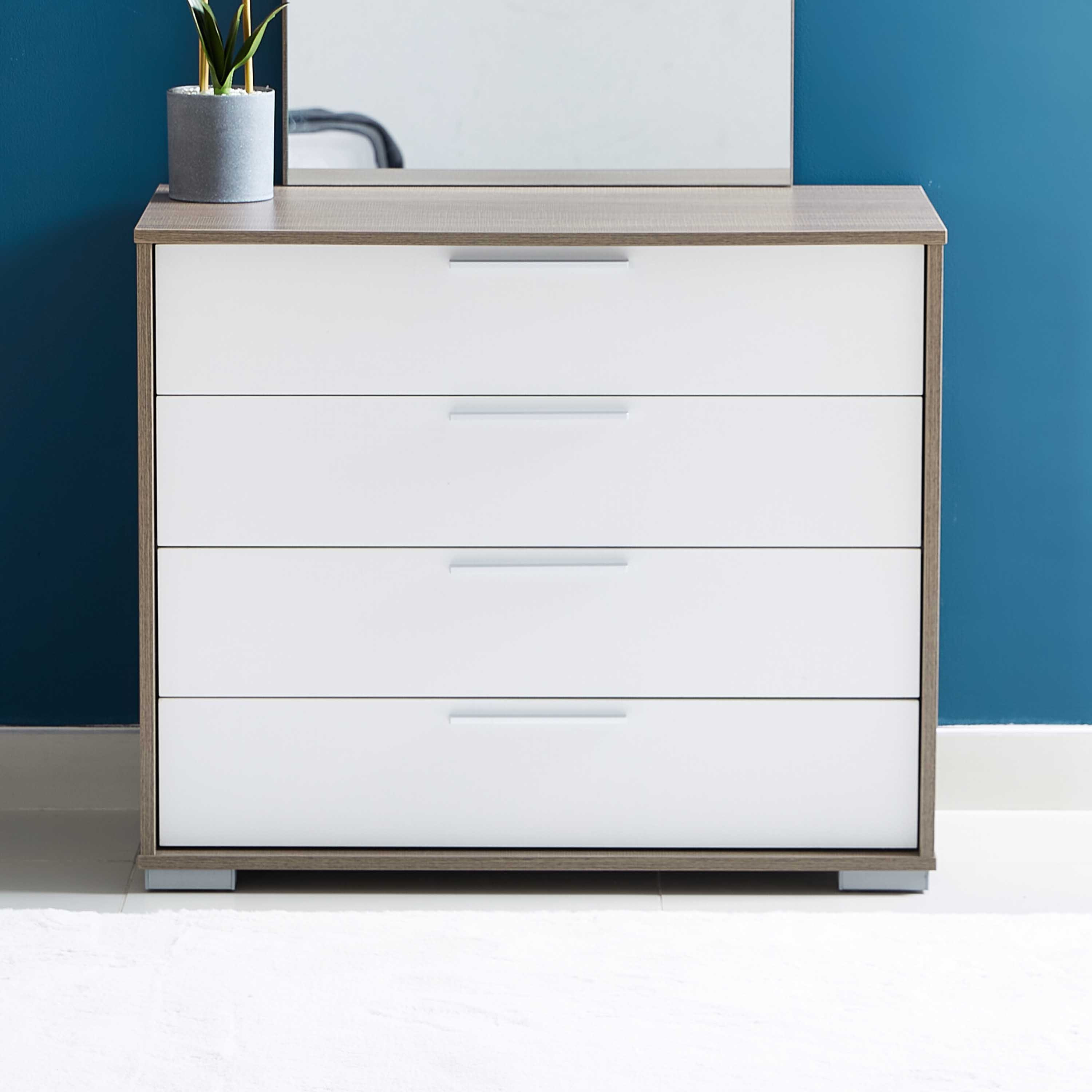 طاولة تزيين 4 أدراج دون مرآة من كاثي-hbxfurniture-kidsroom-kidsdressersandmirrors-image-2