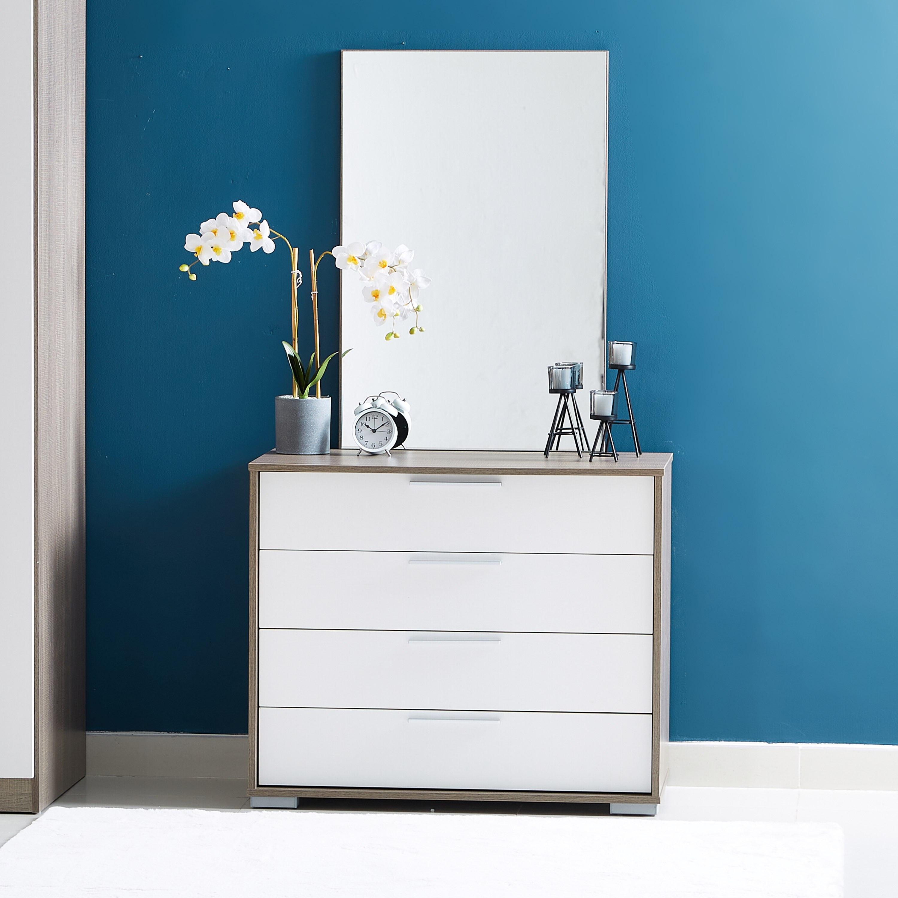 طاولة تزيين 4 أدراج دون مرآة من كاثي-hbxfurniture-kidsroom-kidsdressersandmirrors-image-5