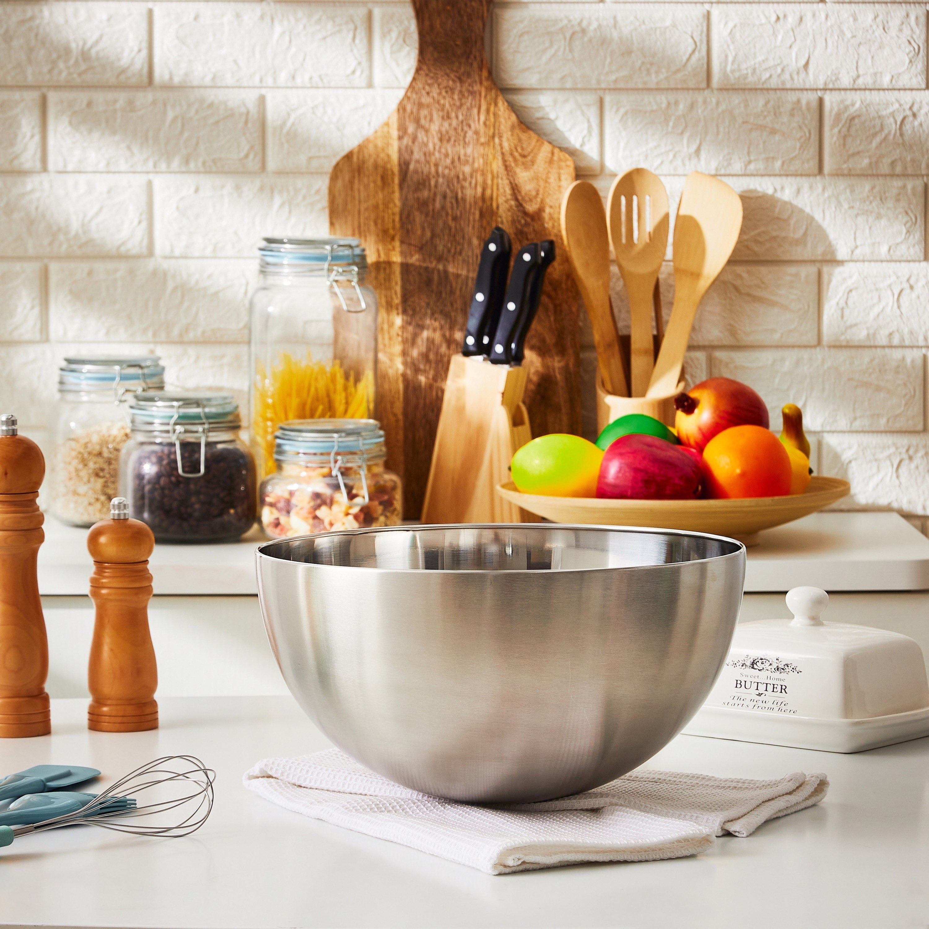 Shine Stainless Steel Mixing bowl - 29 cm-hbxdecorandfurnishings-tabletop-serveware-image-4