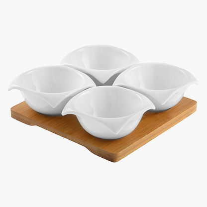 Occasion 4-Piece Bowl Set with Tray