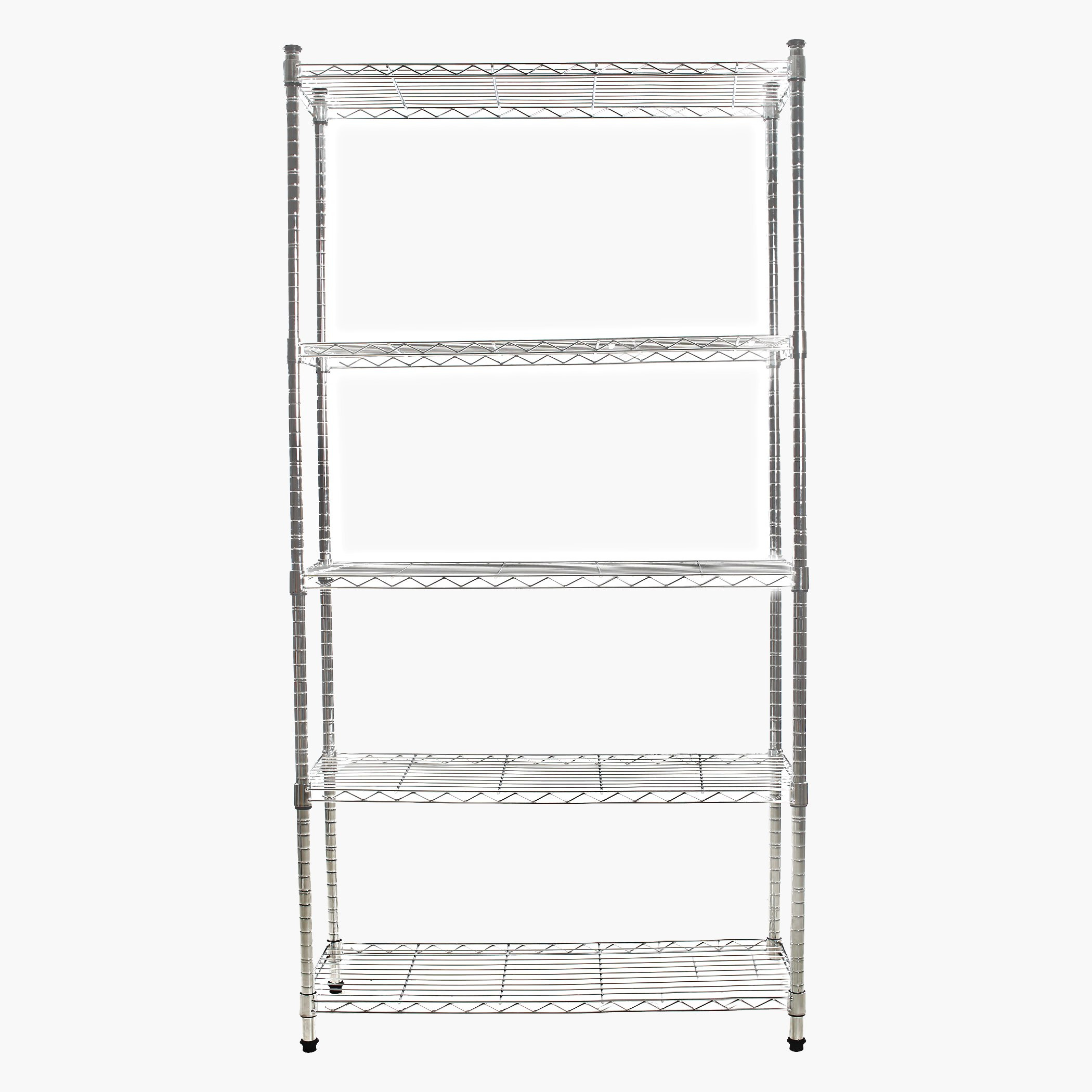 5 tier store metal shelf