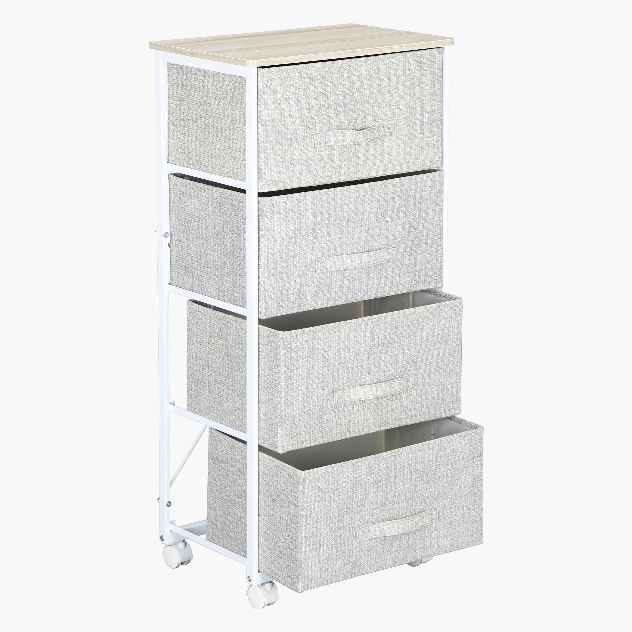 وحدة تخزين متحرّكة بـ4 أدراج من آمي -hbxfurniture-dressersandchests-chestofdrawers-image-2