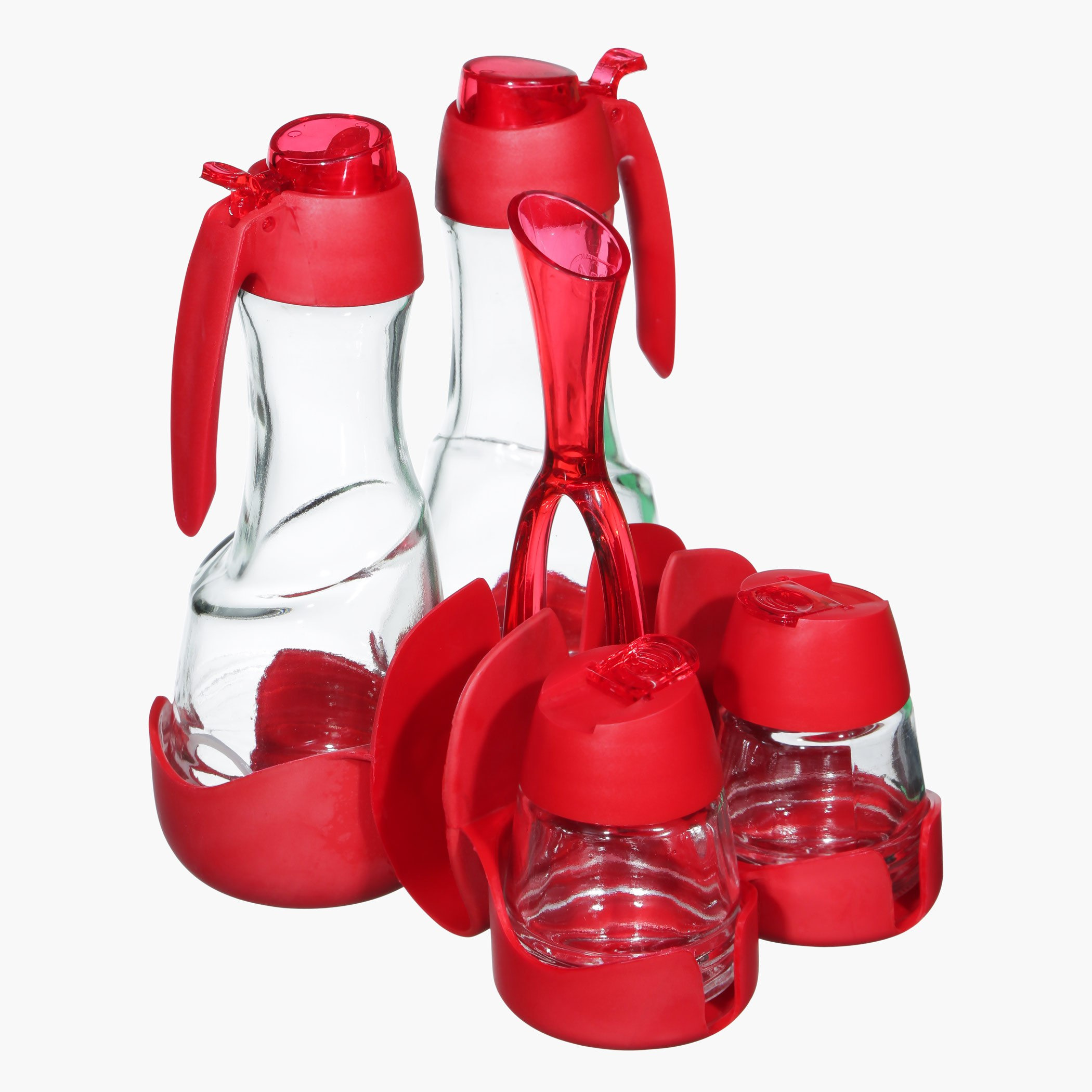 طقم قوارير لحفظ الخل والزيت من أربع قطع-hbxhomeware-hbxkitchen-image-2