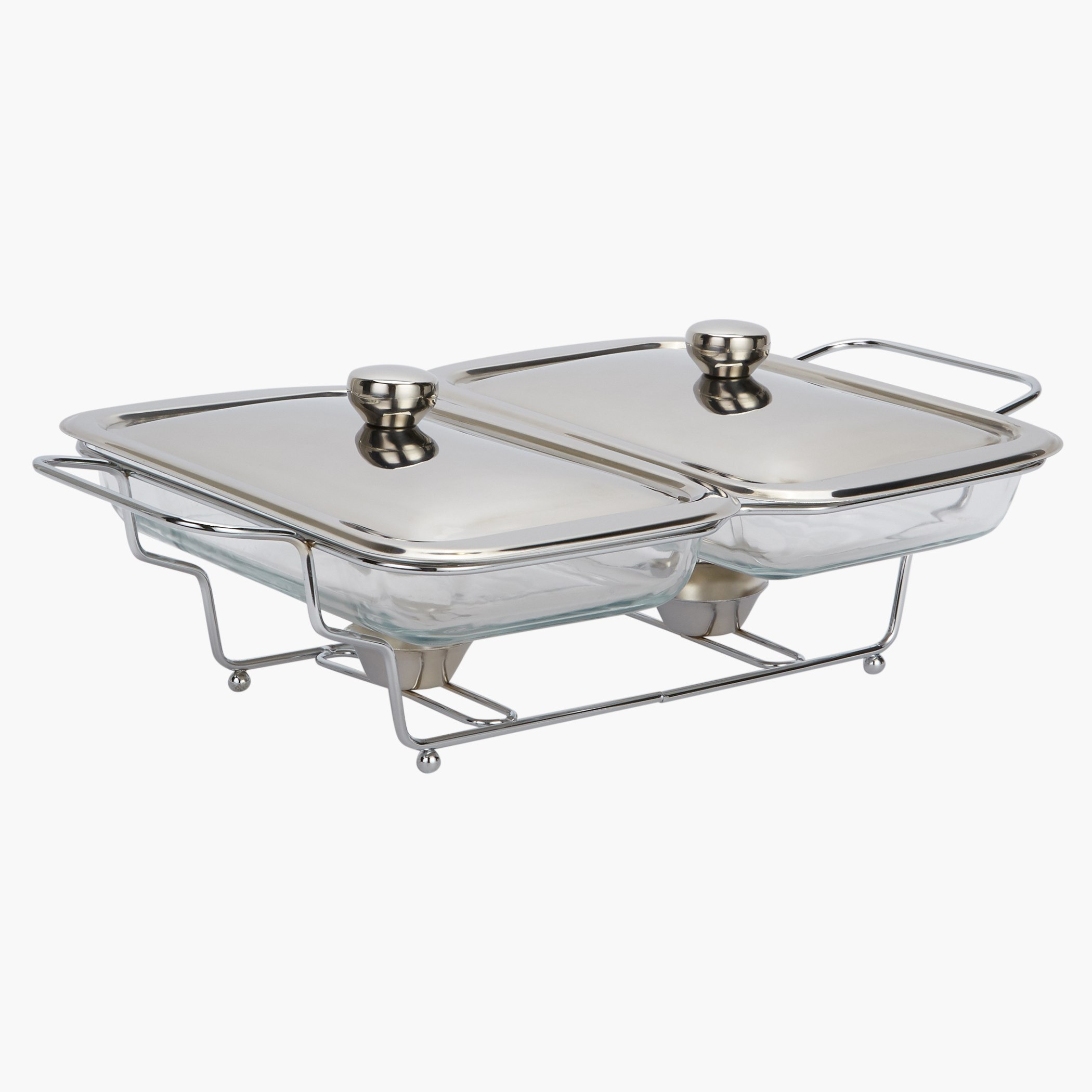 وعاء تسخين الطعام مزدوج ومستطيل الشكل ويلشاين - 1.5 لتر-hbxdecorandfurnishings-tabletop-serveware-image-1