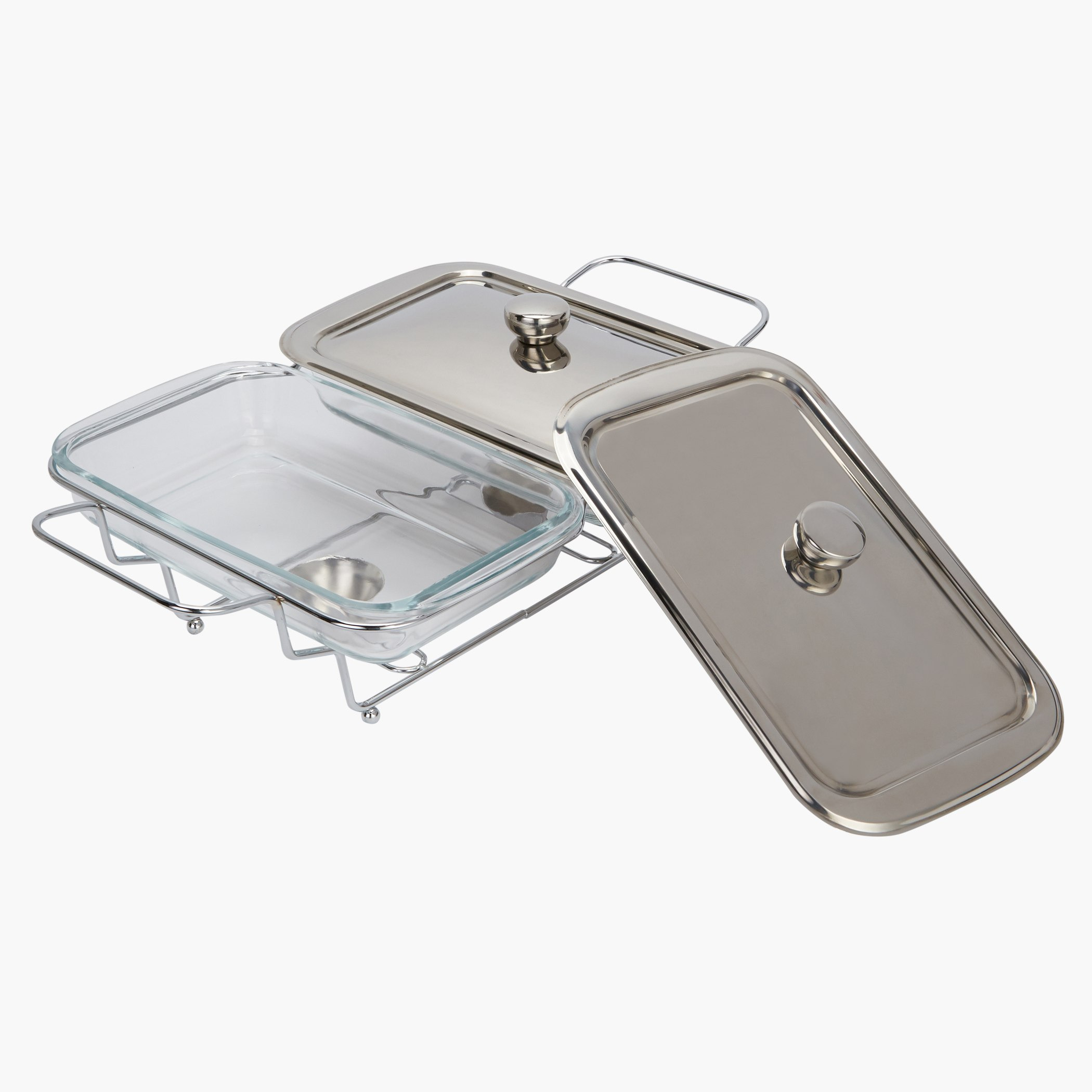 وعاء تسخين الطعام مزدوج ومستطيل الشكل ويلشاين - 1.5 لتر-hbxdecorandfurnishings-tabletop-serveware-image-2