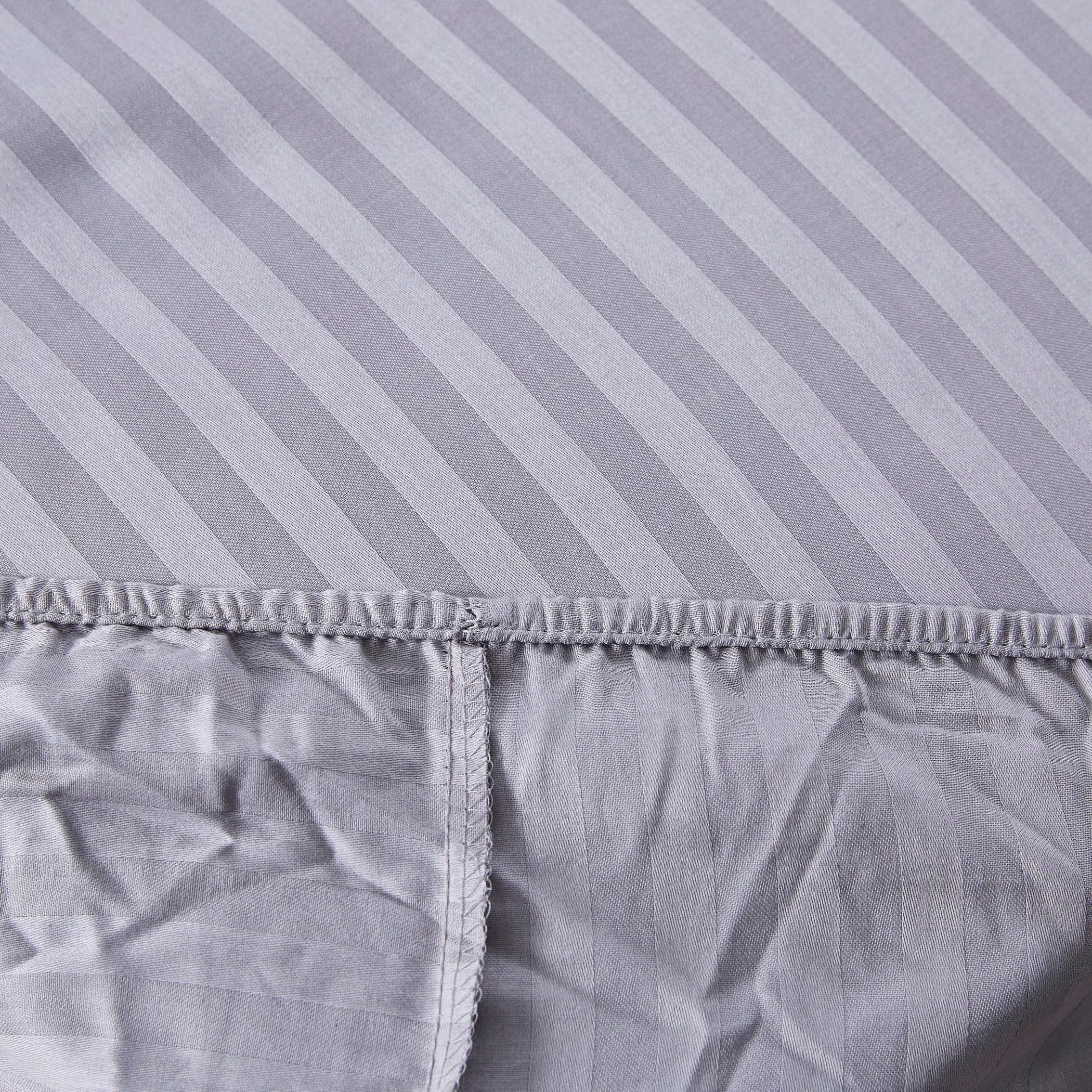 Hamilton Cotton Satin Stripe Twin Fitted Sheet - 120x200+25 cm-hbxhomeware-hbxbedroom-image-4