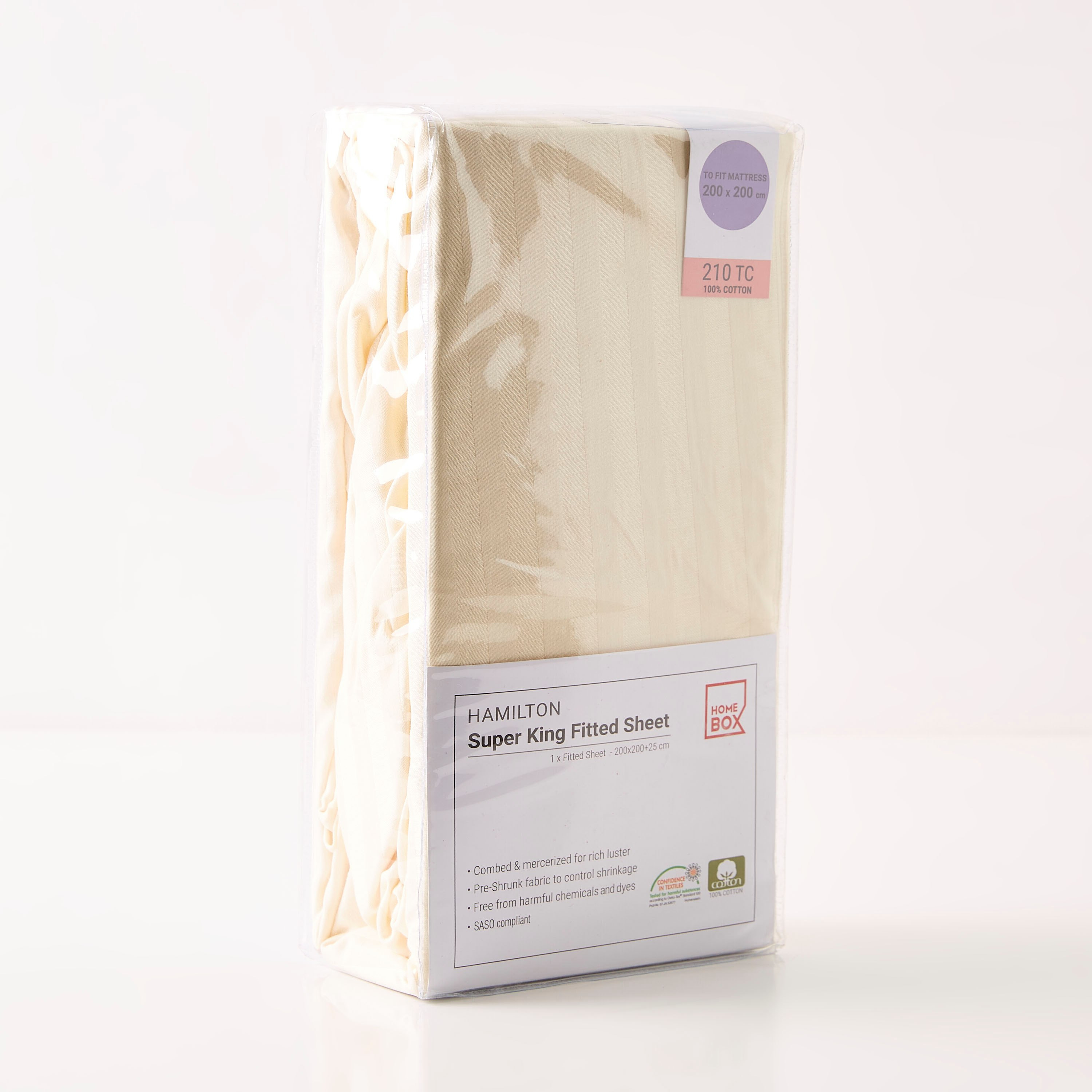 Hamilton Cotton Satin Stripe Super King Fitted Sheet - 200x200+25 cm-hbxhomeware-hbxbedroom-image-6