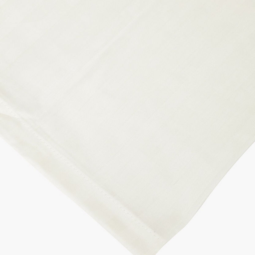 Hamilton Cotton Satin Striped Twin Flat Sheet - 170x260 cm-Sheets & Pillow Covers-image-1