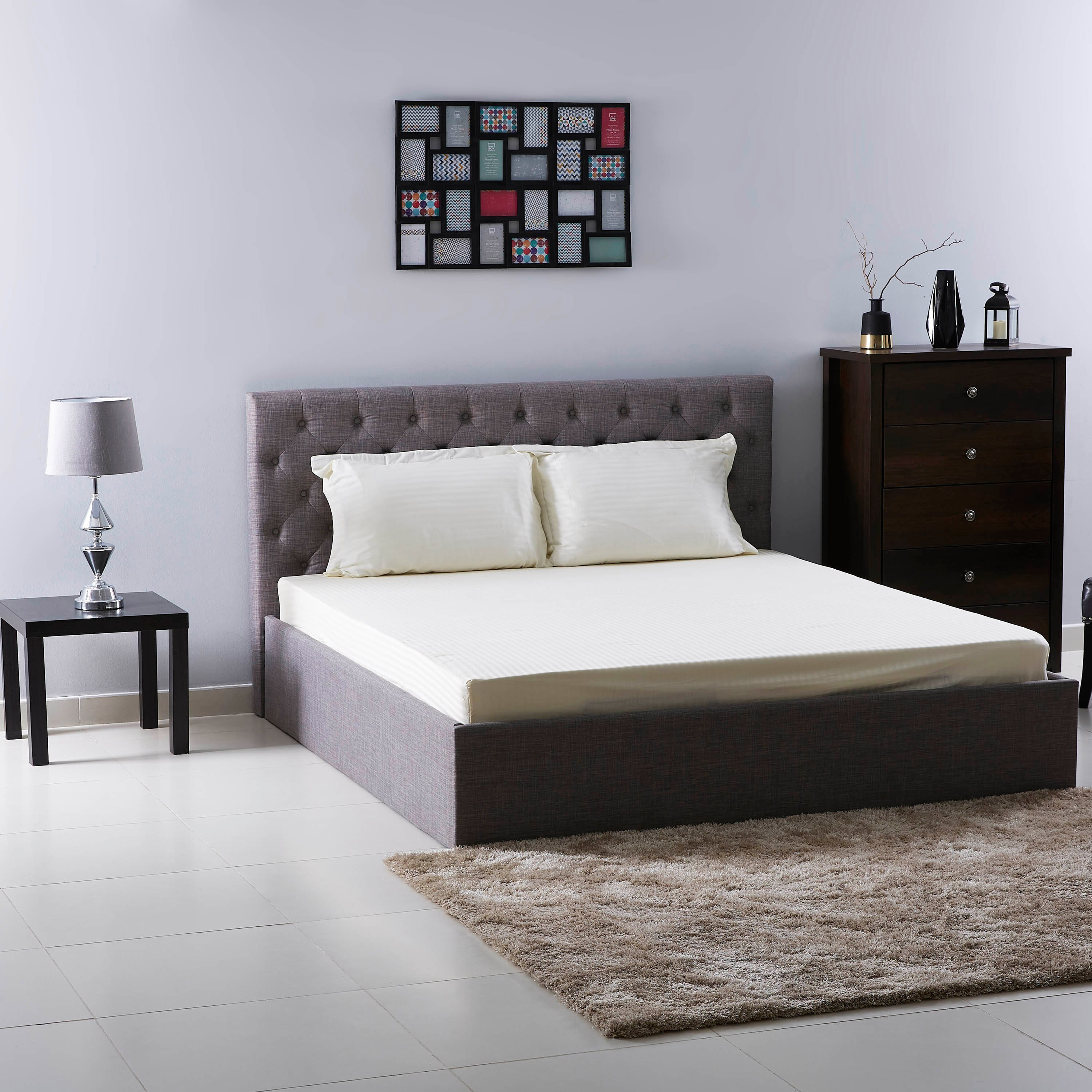 غطاء وسادة ساتن قطني مخطط بشفة من هاميلتون - 50x75 سم-hbxhomeware-hbxbedroom-image-4