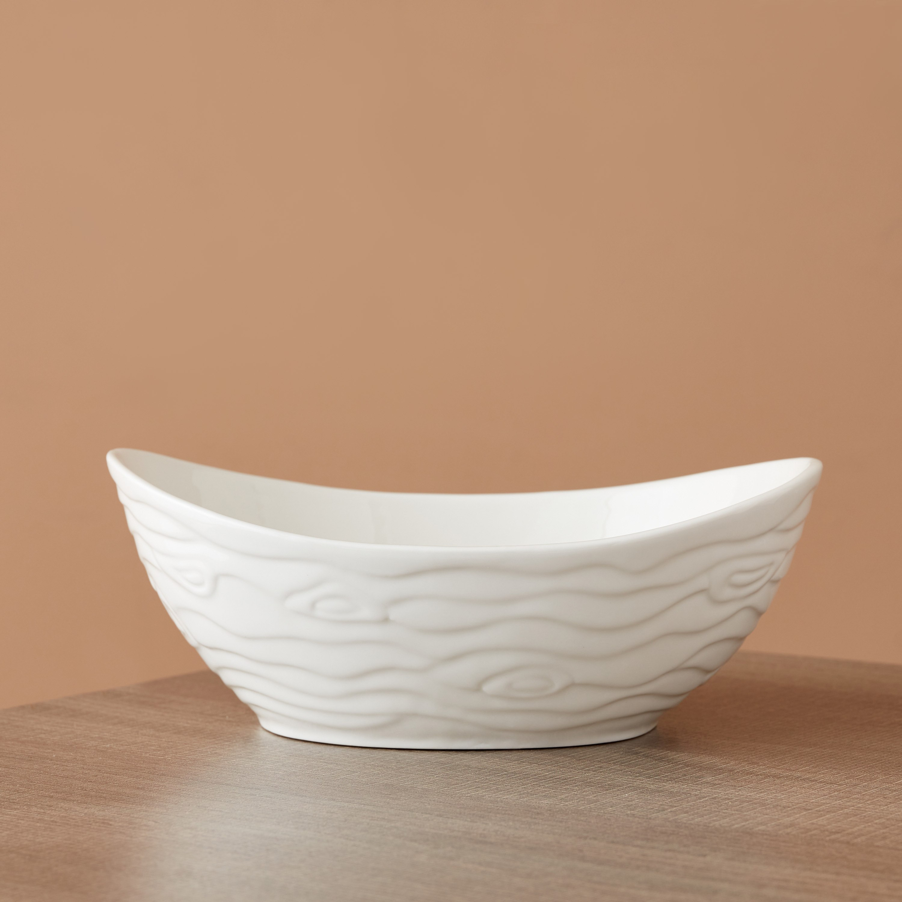 Oval shop serving bowl