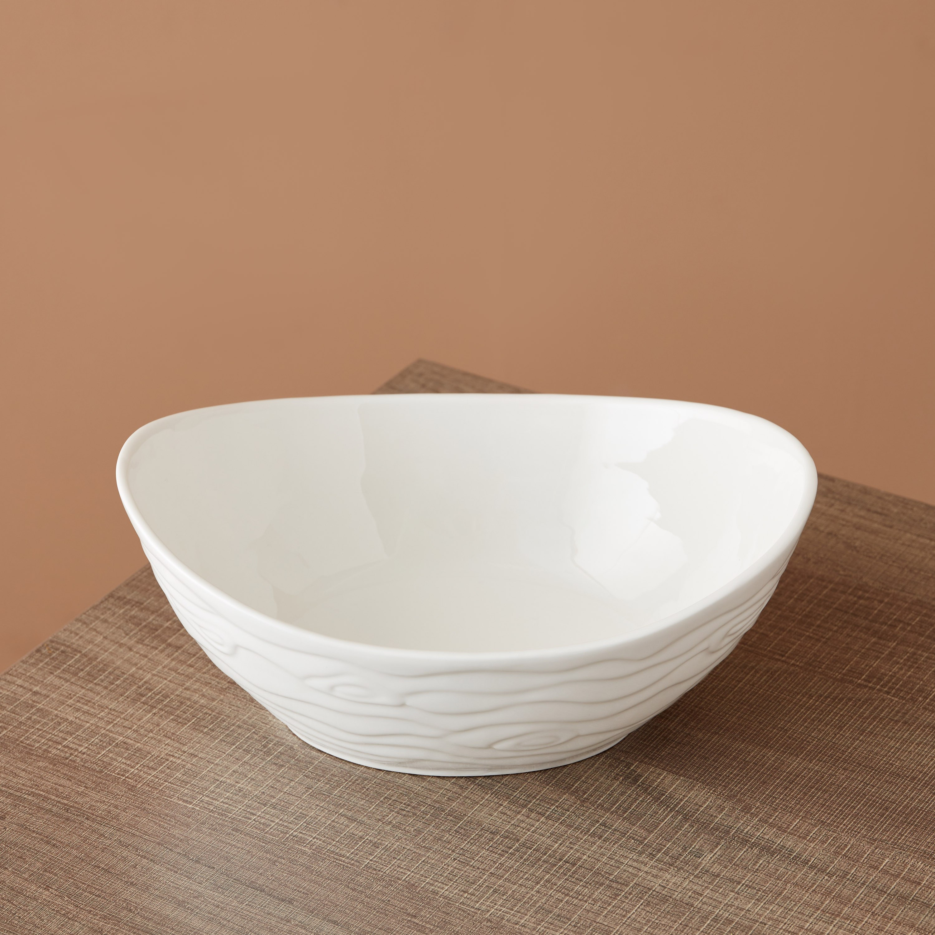 وعاء تقديم بيضاوي بورسلان من ويفز - 25 سم-hbxdecorandfurnishings-tabletop-serveware-image-2