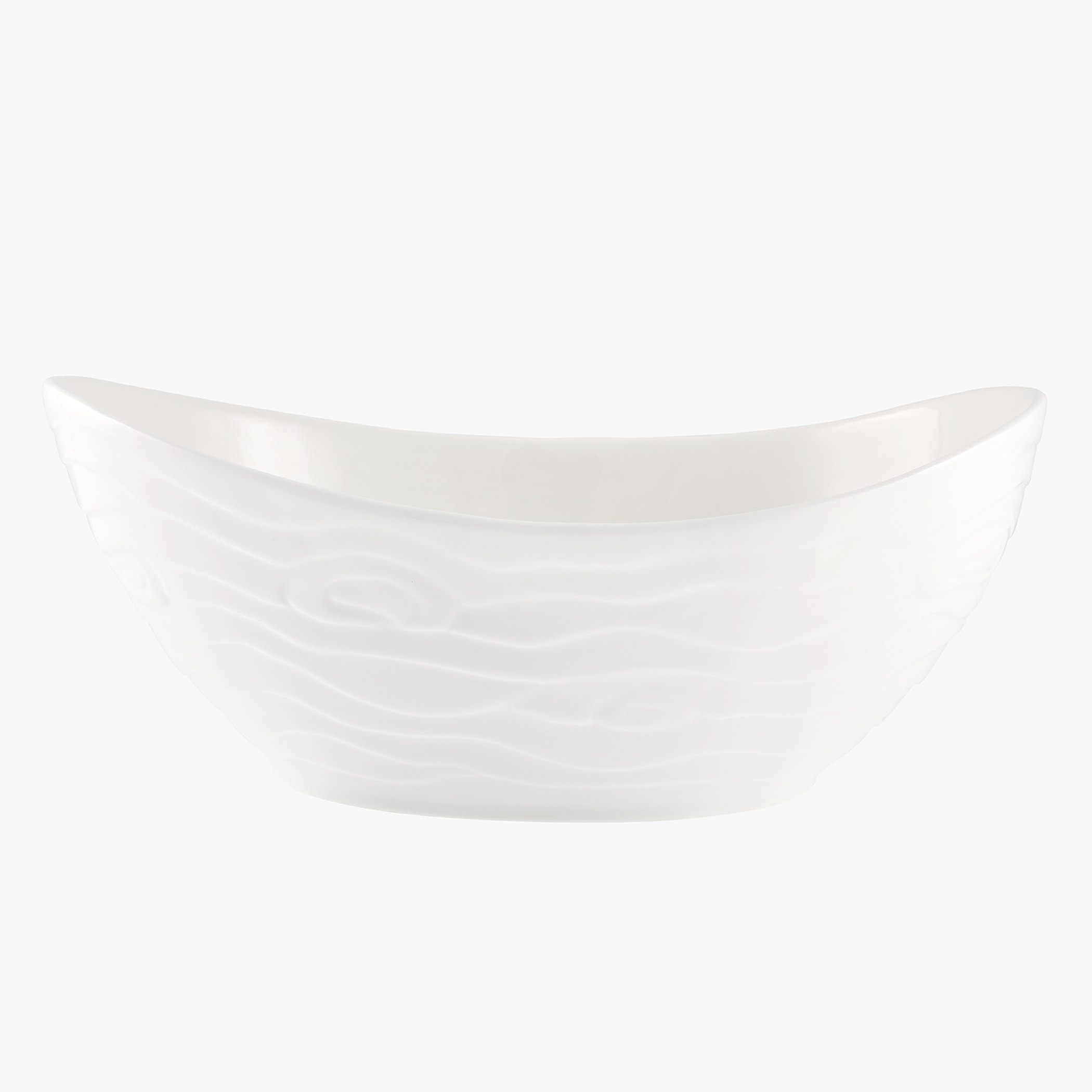 وعاء بورسلان بيضاوي مموج - 30 سم-hbxdecorandfurnishings-tabletop-serveware-image-2