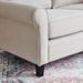 Angelic Oakwood 3-Seater Fabric Sofa with 2 Cushions-Sofas-thumbnailMobile-5