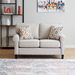 Angelic Oakwood 2-Seater Fabric Sofa with 2 Cushions-Sofas-thumbnail-0