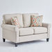 Angelic Oakwood 2-Seater Fabric Sofa with 2 Cushions-Sofas-thumbnailMobile-6