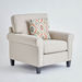 Angelic Oakwood Fabric Sofa with Cushion-Armchairs-thumbnail-7