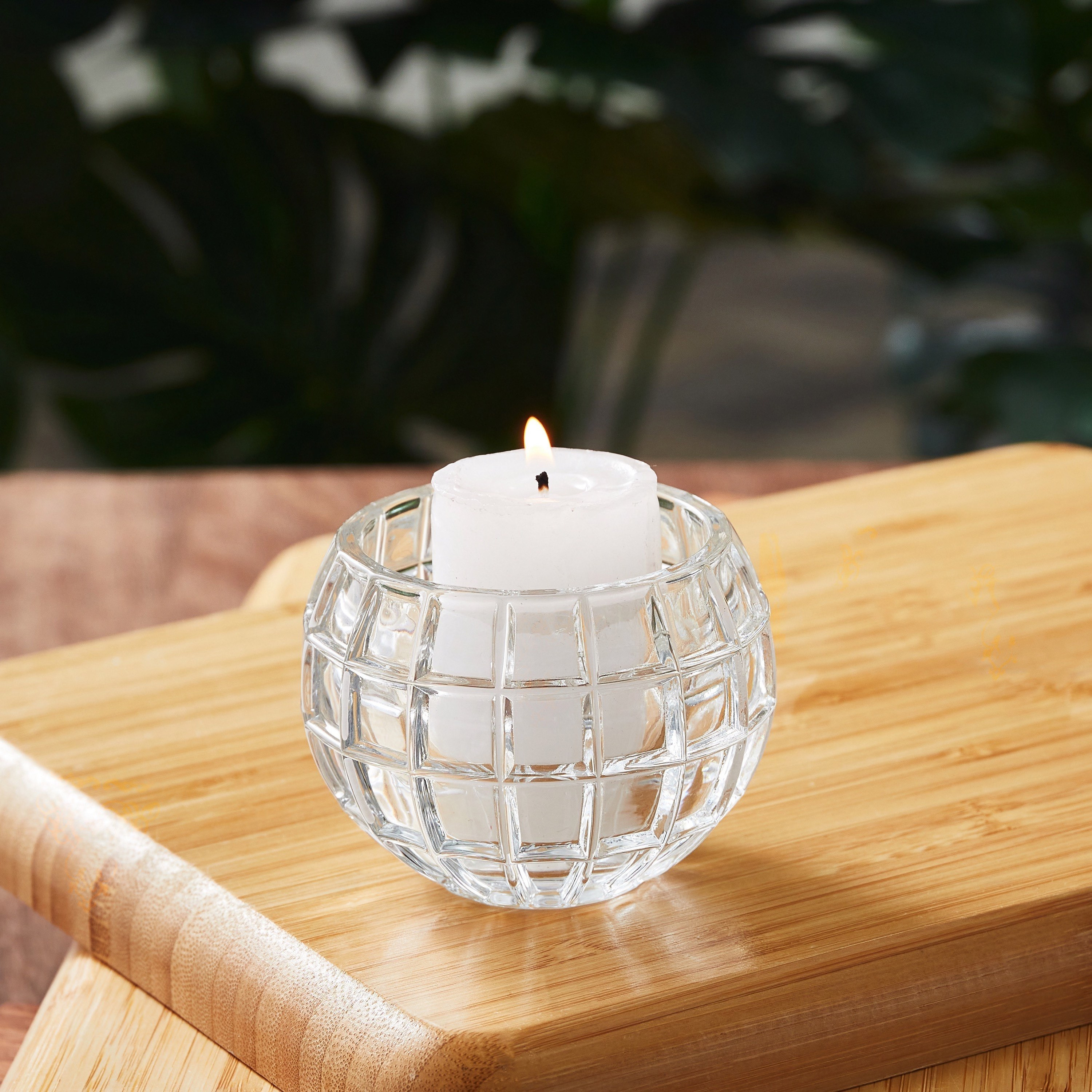 Pine Tealight Holder-hbxlivingroom-decorandaccessories-candleholders-image-1