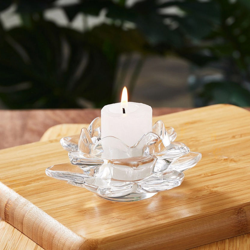 Lotus Shaped Tealight Holder-Candle Holders-image-0