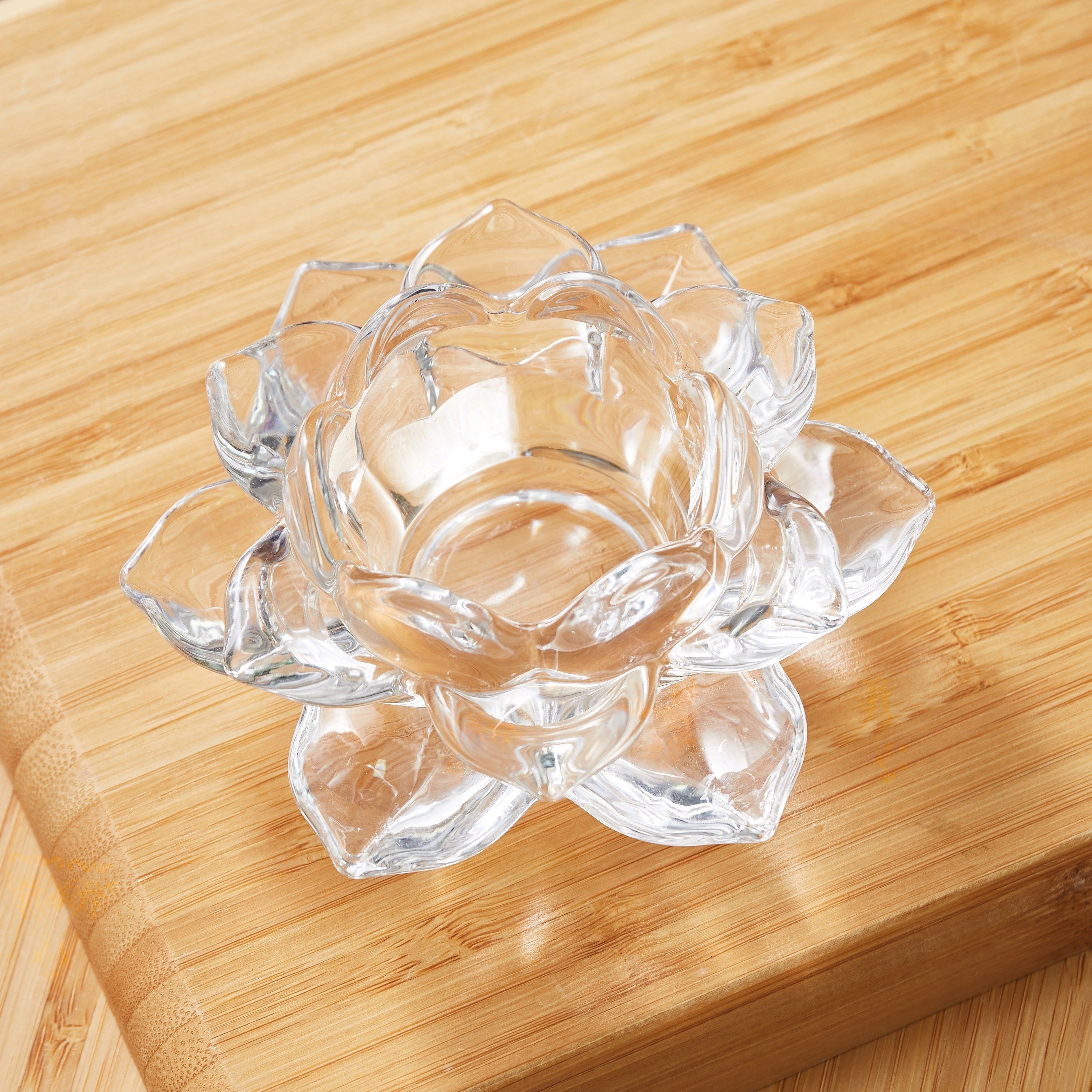 حامل شموع صغيرة بشكل زهرة اللوتس-hbxlivingroom-decorandaccessories-candleholders-image-3