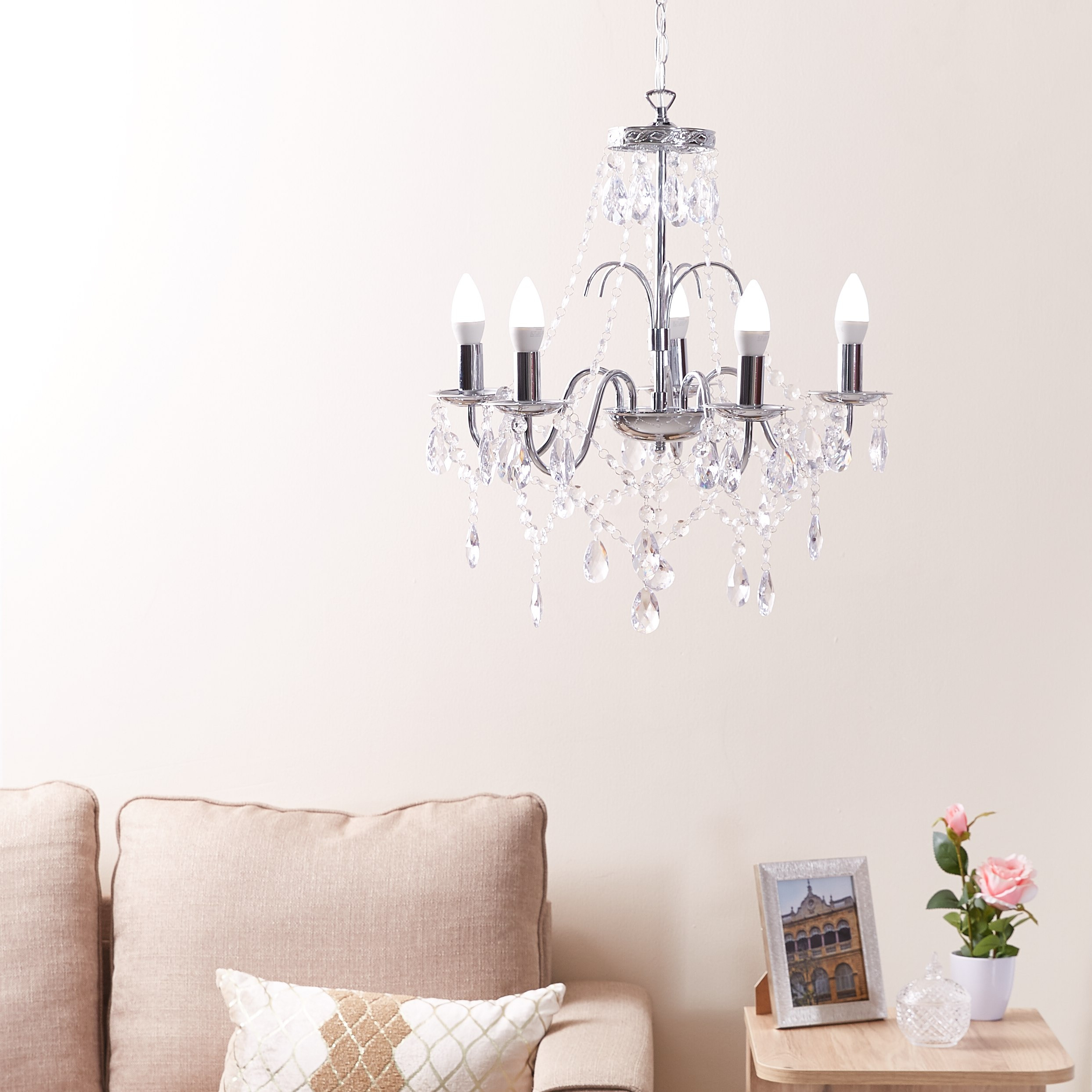 ثريا مزينة بـ5 مصابيح من رويال - 150 سم-hbxhomeware-hbxdecorandfurnishings-image-4