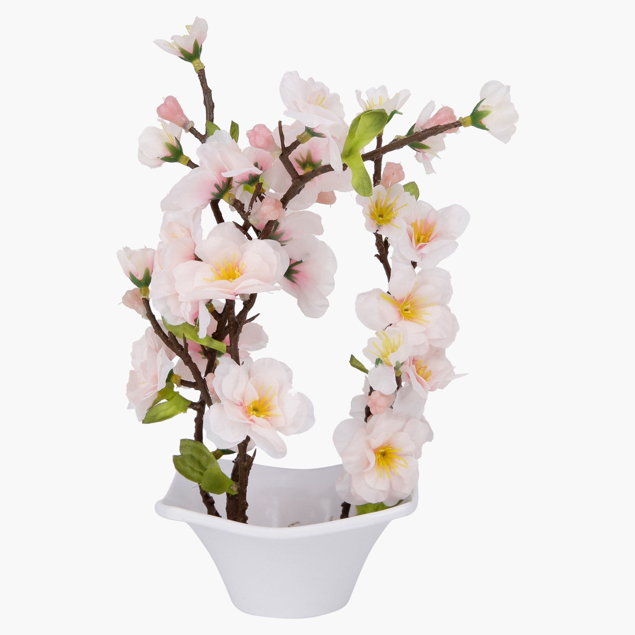 وعاء مزين مع زهرة من جريسيا-hbxdecorandfurnishings-homeaccessories-artificialflowersandplants-image-1