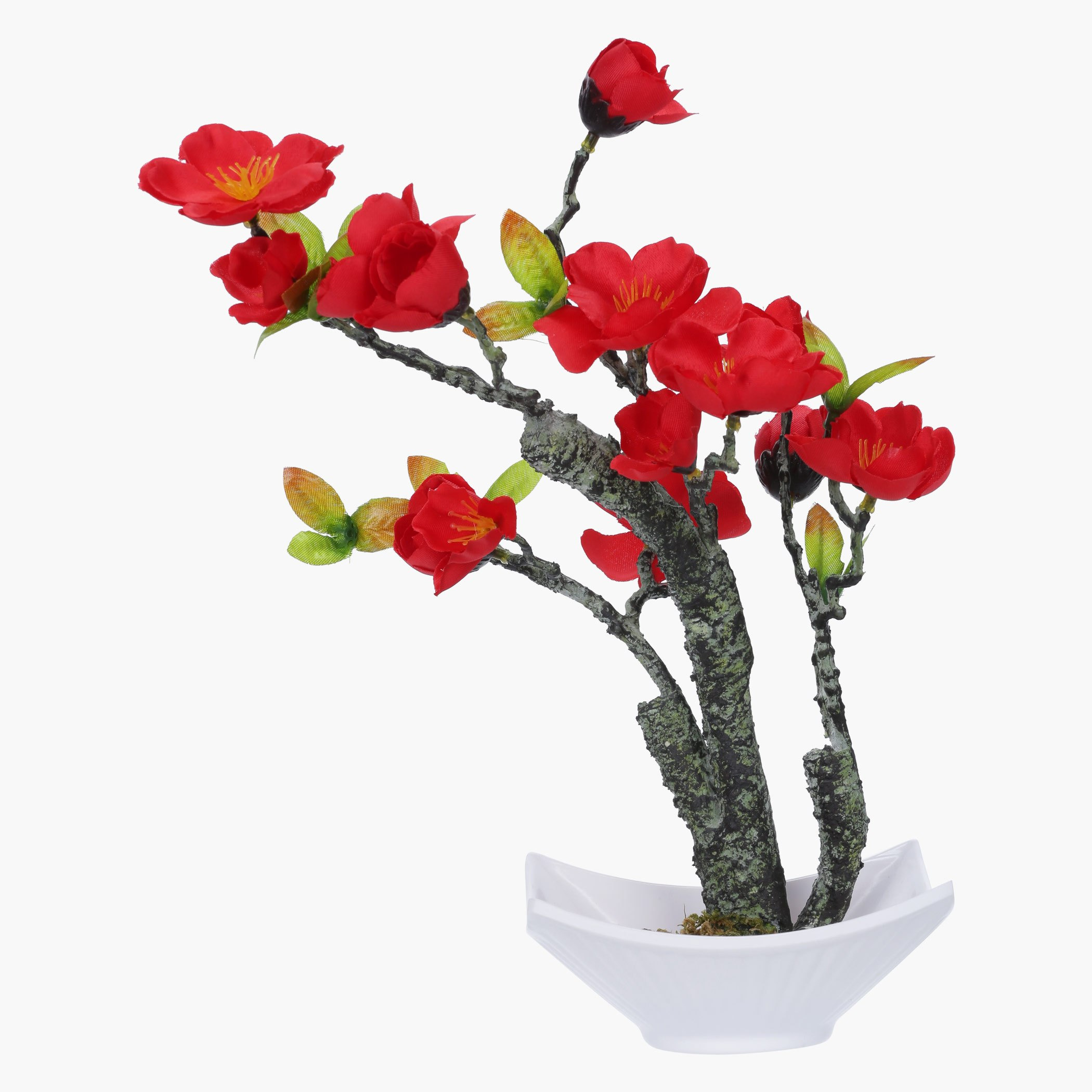 وعاء مزين بأزهار من يانا-hbxdecorandfurnishings-homeaccessories-artificialflowersandplants-image-1