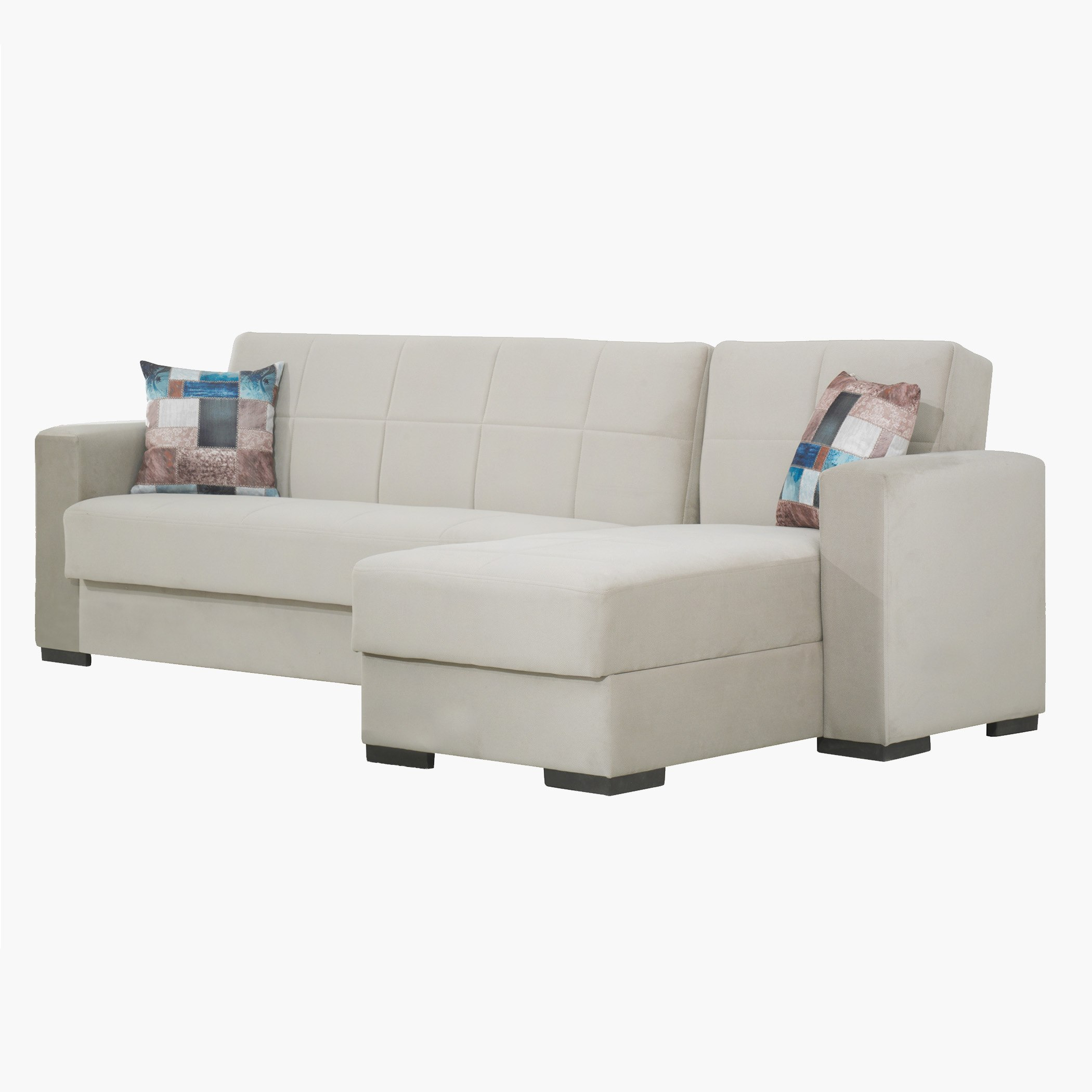 أريكة ركنية تتحول إلى سرير مع وسادتين من بيرسي-hbxfurniture-livingroom-sofasandsofasets-image-2