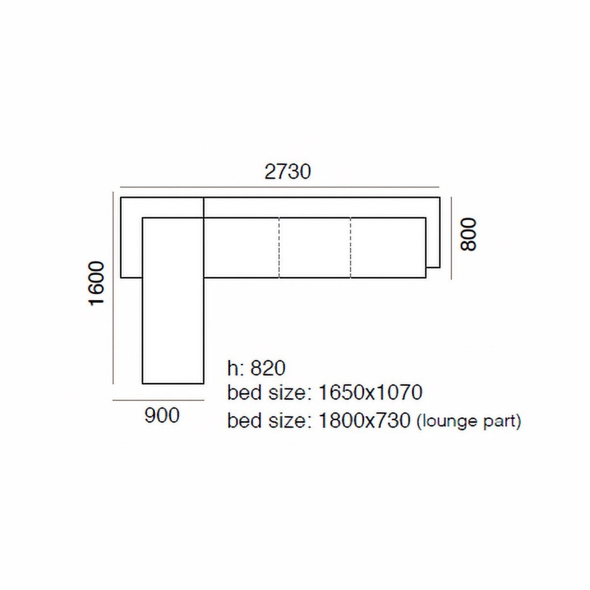 أريكة ركنية تتحول إلى سرير مع وسادتين من بيرسي-hbxfurniture-livingroom-sofasandsofasets-image-8