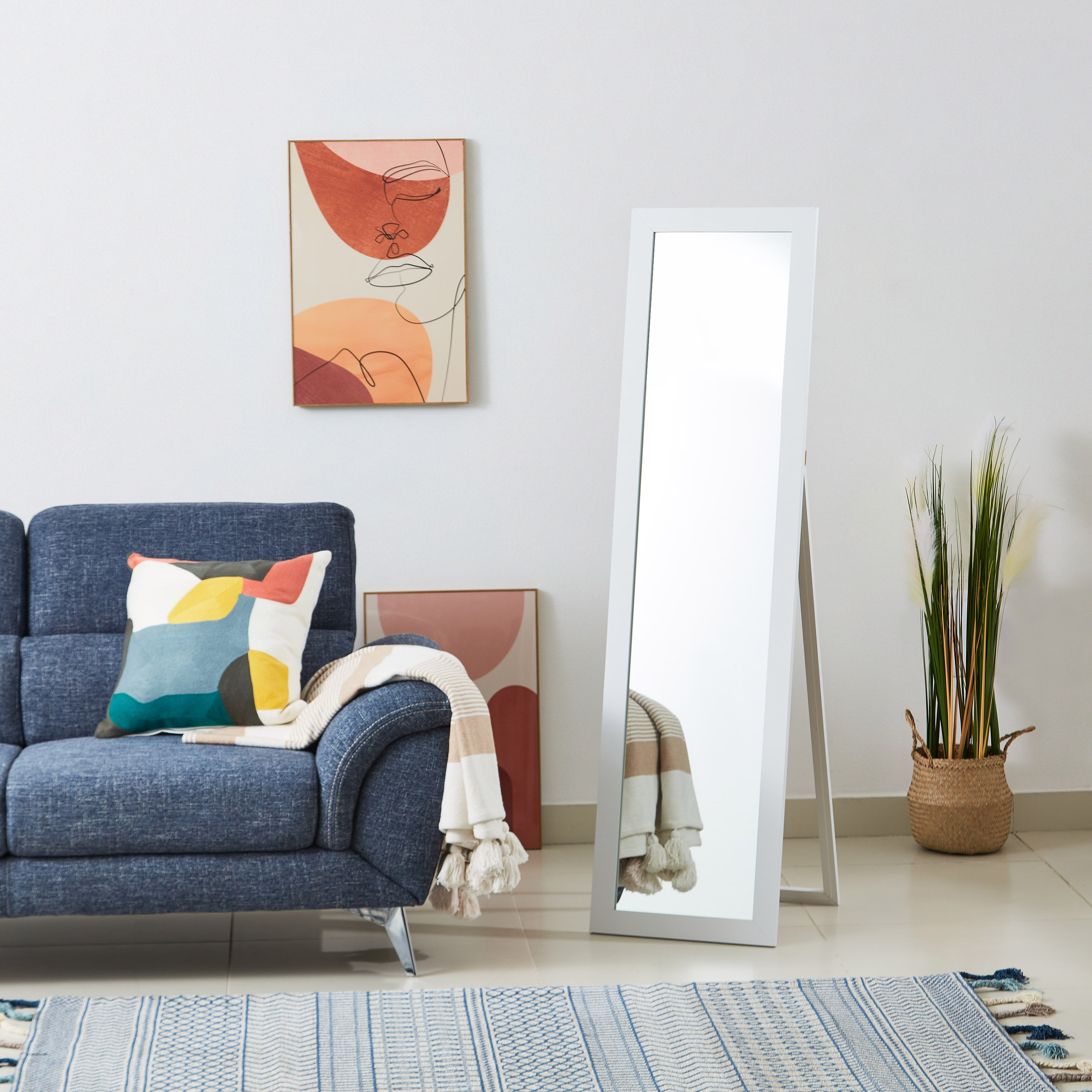 Buy Aroma Floor Standing Mirror 40x2x150 cm Online in KSA Homebox