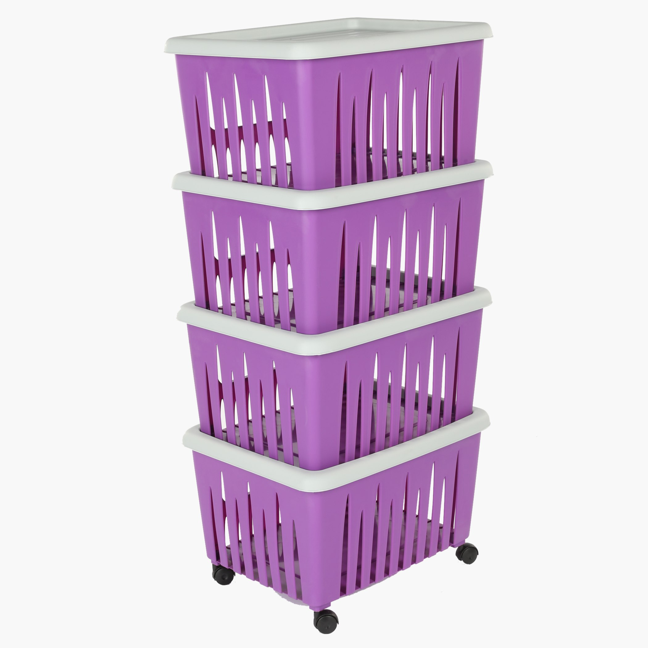 رف تخزين 4 طوابق بعجلات ريني-hbxbedroom-bedroomaccessories-bedroomstorage-image-3