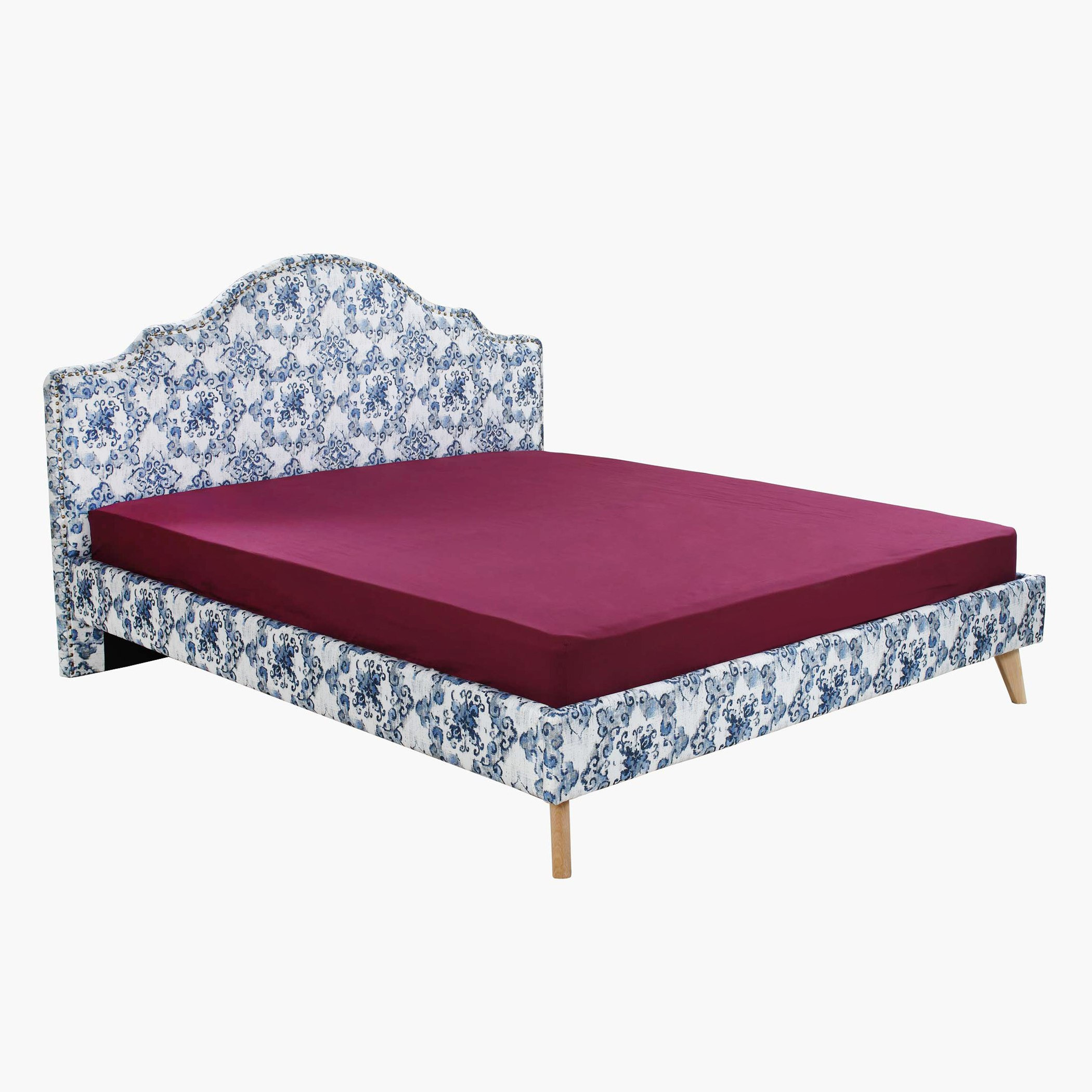 سريرقماشي كبير من فابريكو 180x200سم-hbxfurniture-bedsandbedsets-beds-king-image-1
