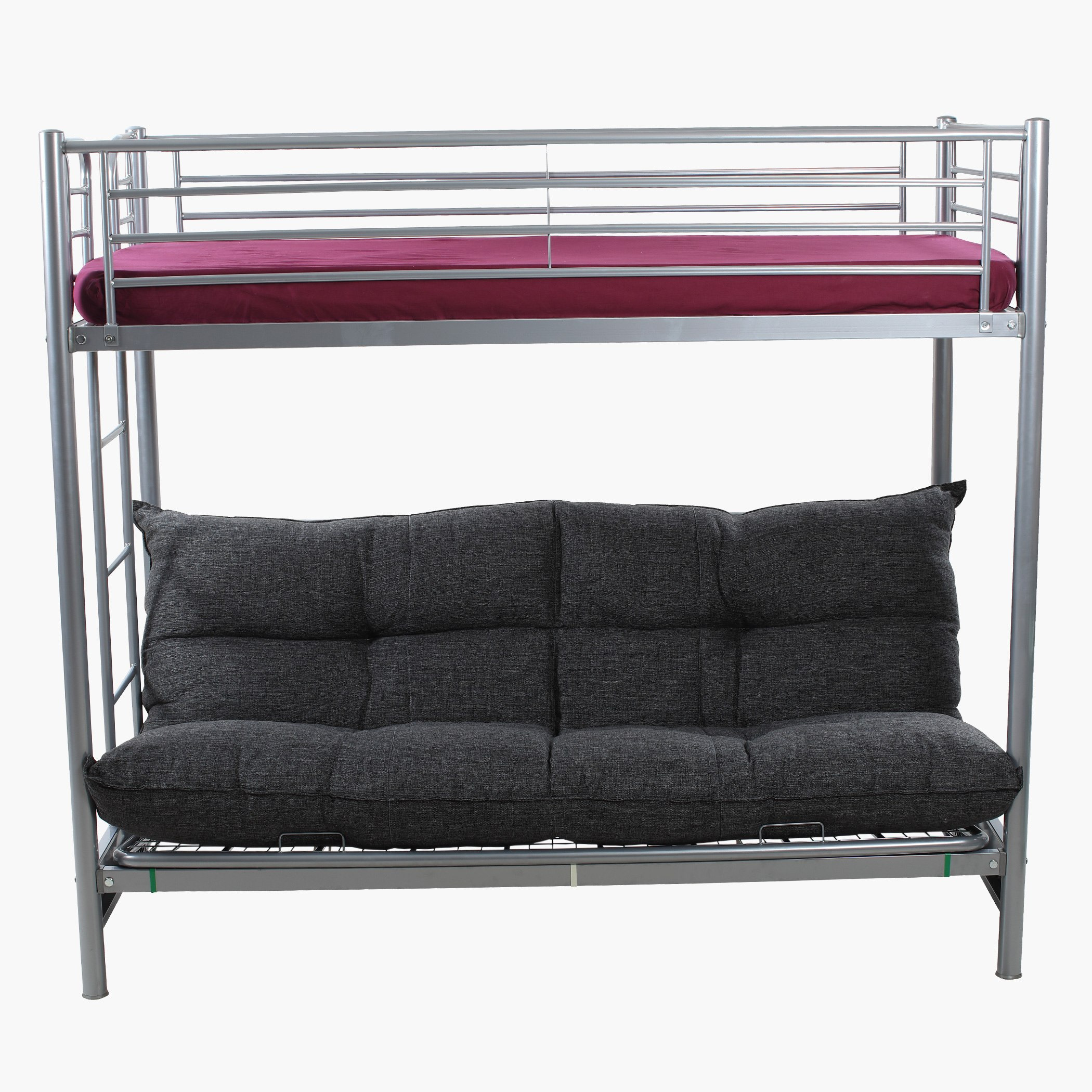 سرير بطابقين بمرتبة أريكة قابلة للطي هابي - 90x190 سم-hbxkidsandyouth-bedsandbedsets-bunkbeds-single-image-2