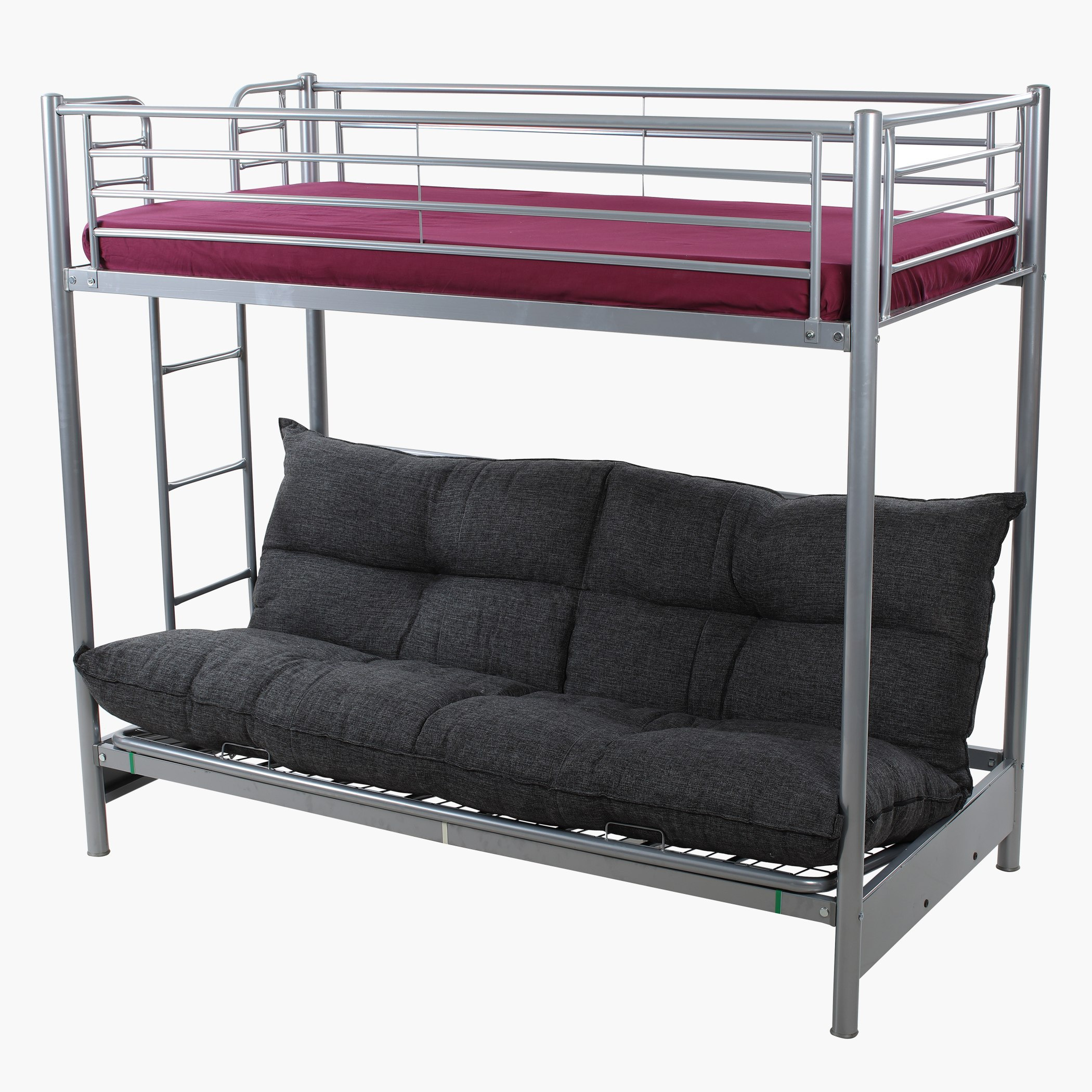 سرير بطابقين بمرتبة أريكة قابلة للطي هابي - 90x190 سم-hbxkidsandyouth-bedsandbedsets-bunkbeds-single-image-3