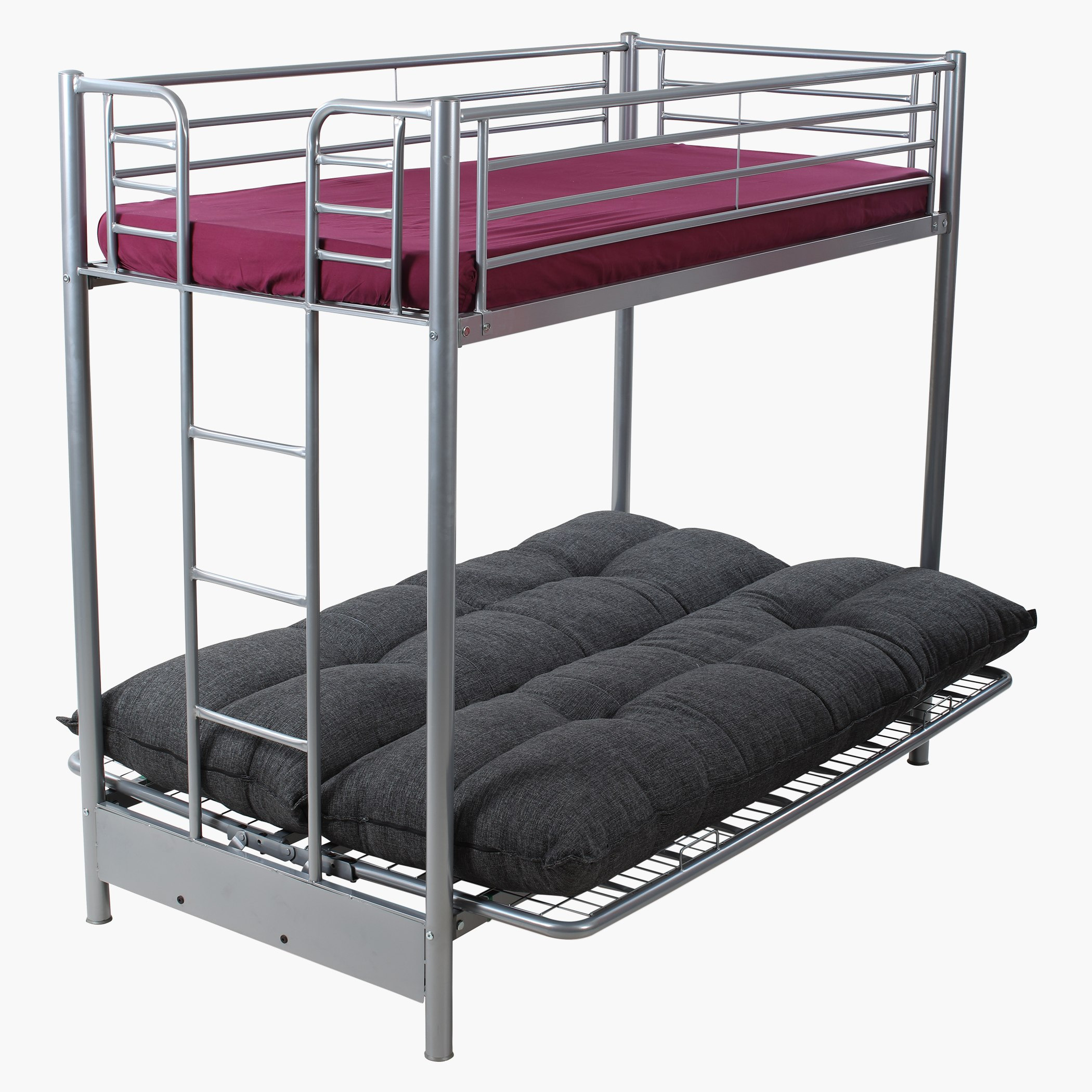 سرير بطابقين بمرتبة أريكة قابلة للطي هابي - 90x190 سم-hbxkidsandyouth-bedsandbedsets-bunkbeds-single-image-4