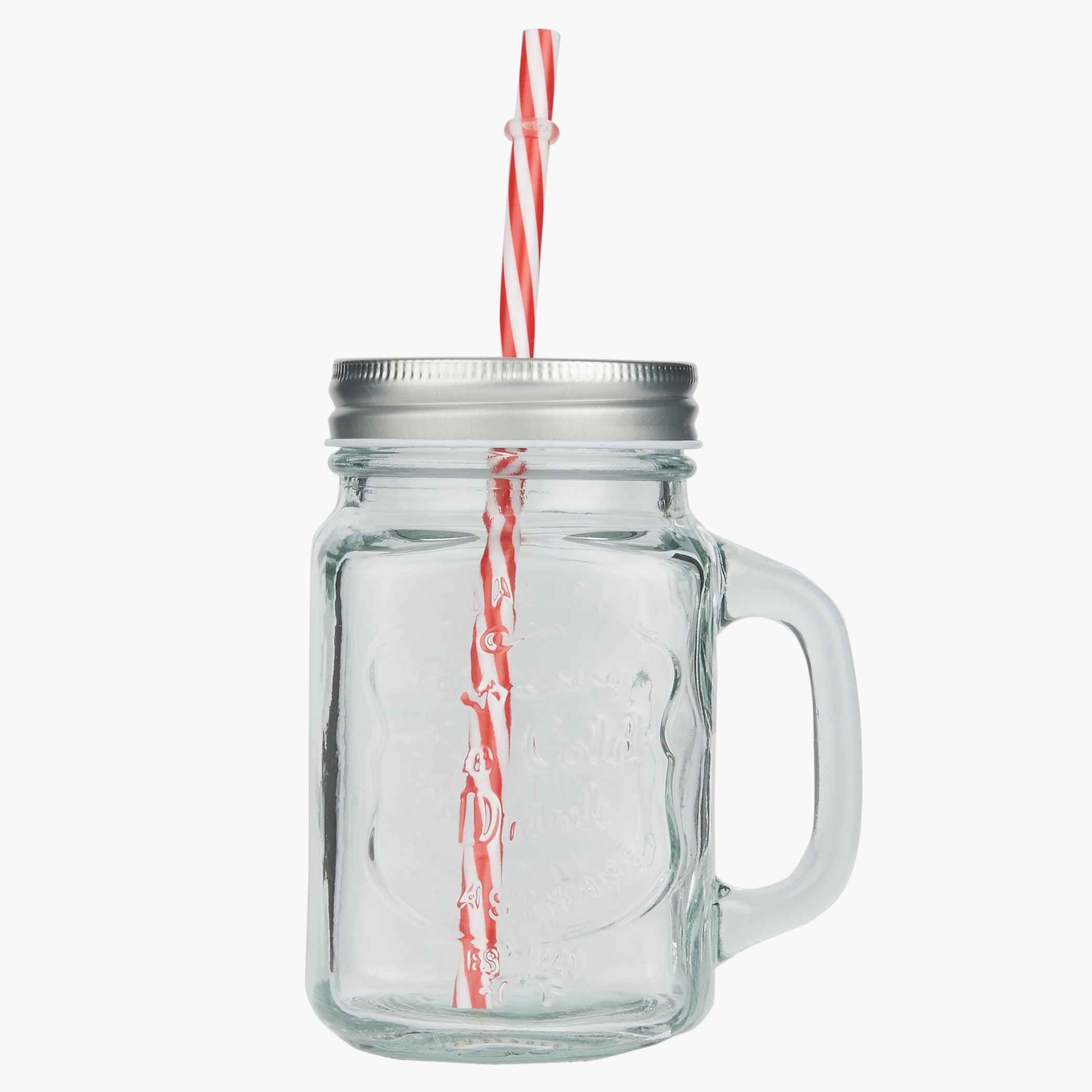 إناء ماسون بقشّة كريستا - 450 مل-hbxhomeware-hbxkidsandyouth-image-1