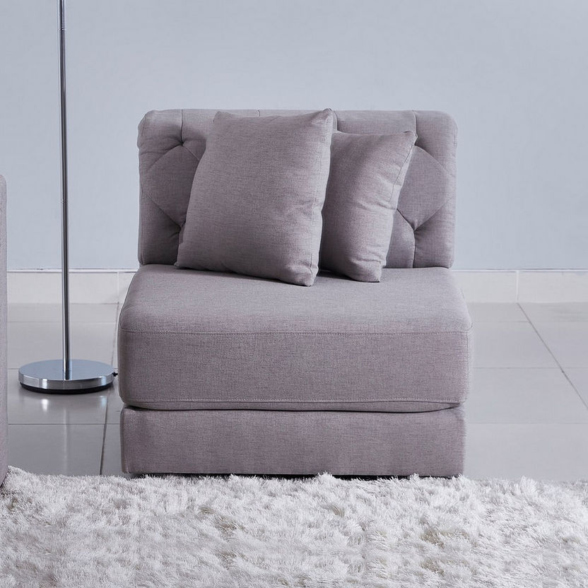 Emotion Armless Chair with 2-Cushions-Modular Sofas-image-0