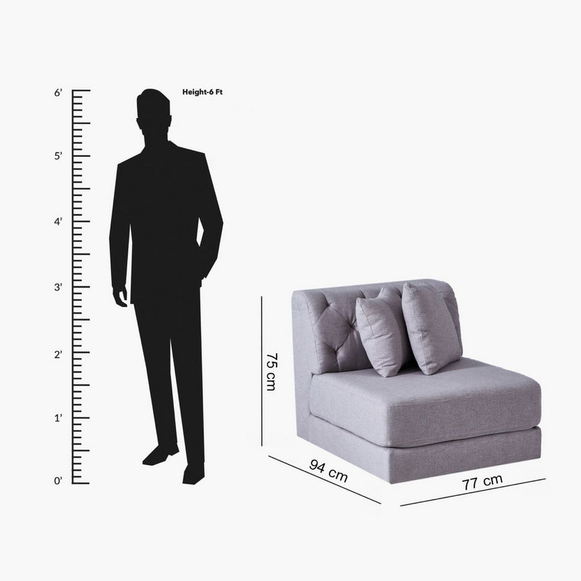 Emotion Armless Chair with 2-Cushions-Modular Sofas-image-11