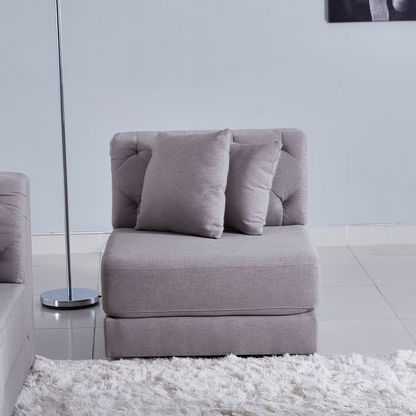 Emotion Armless Chair with 2-Cushions
