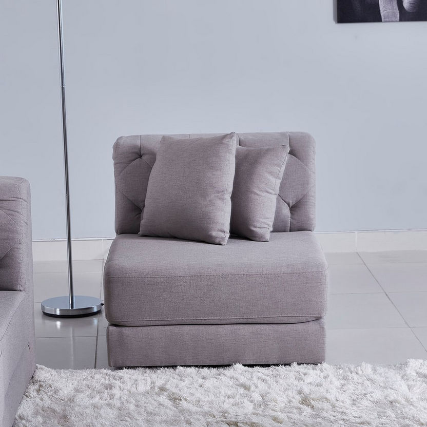 Emotion Armless Chair with 2-Cushions-Modular Sofas-image-2