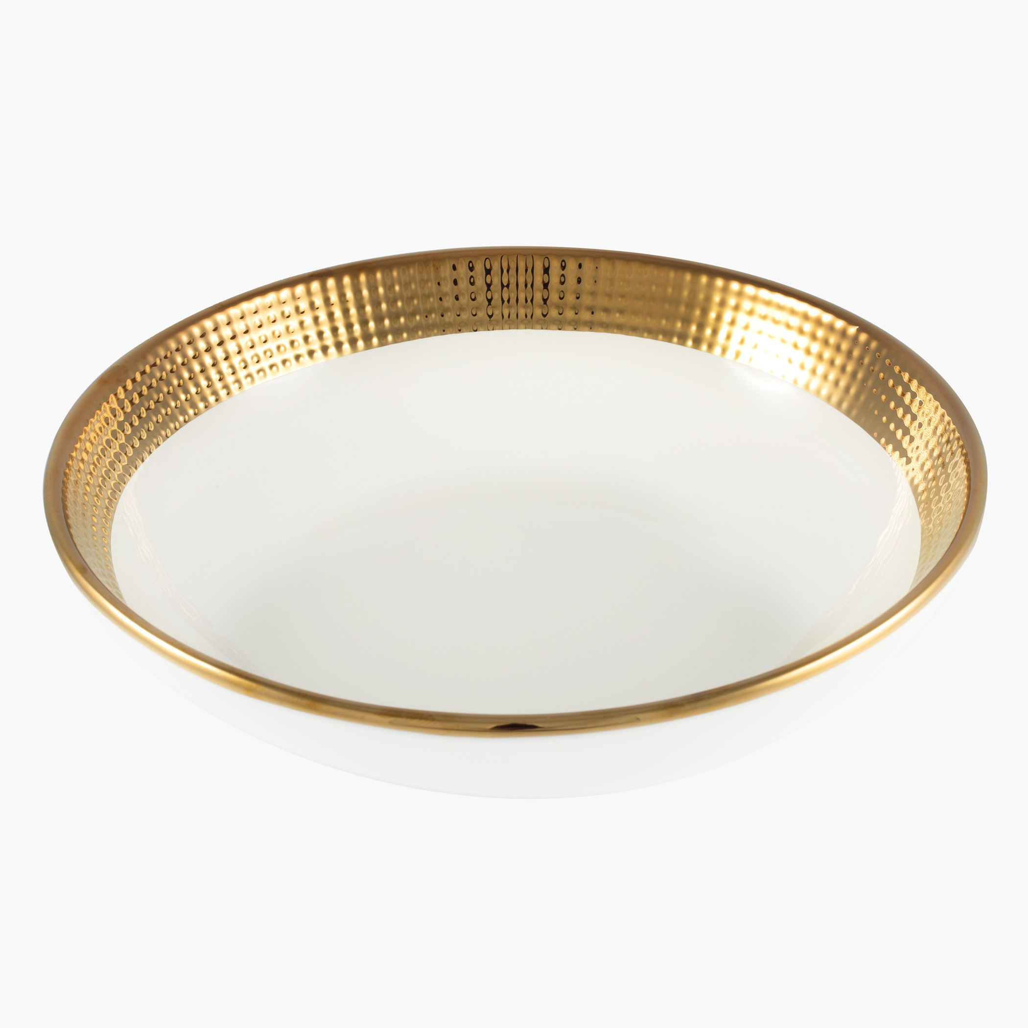 Aurum Dotted Round Bowl - 27 cm-hbxdecorandfurnishings-tabletop-serveware-image-2