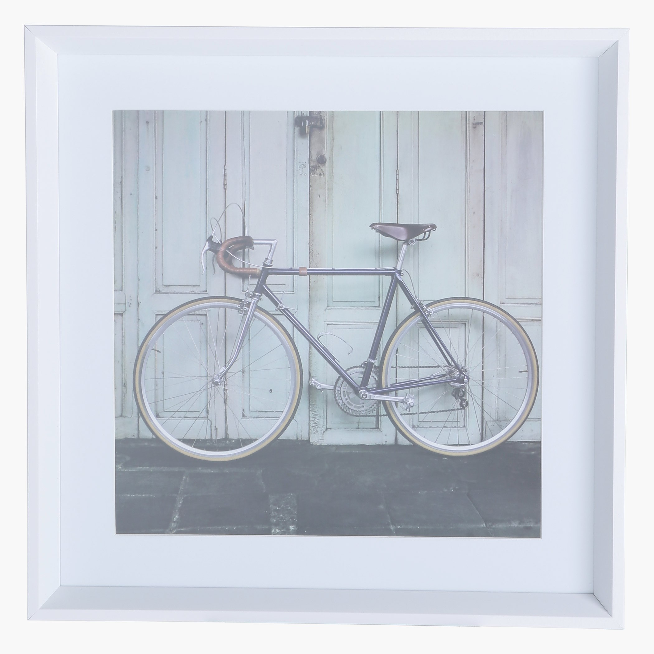 لوحة مُؤطّرة لدرّاجة كزينة للحائط-hbxlivingroom-walldecor-wallart-image-1