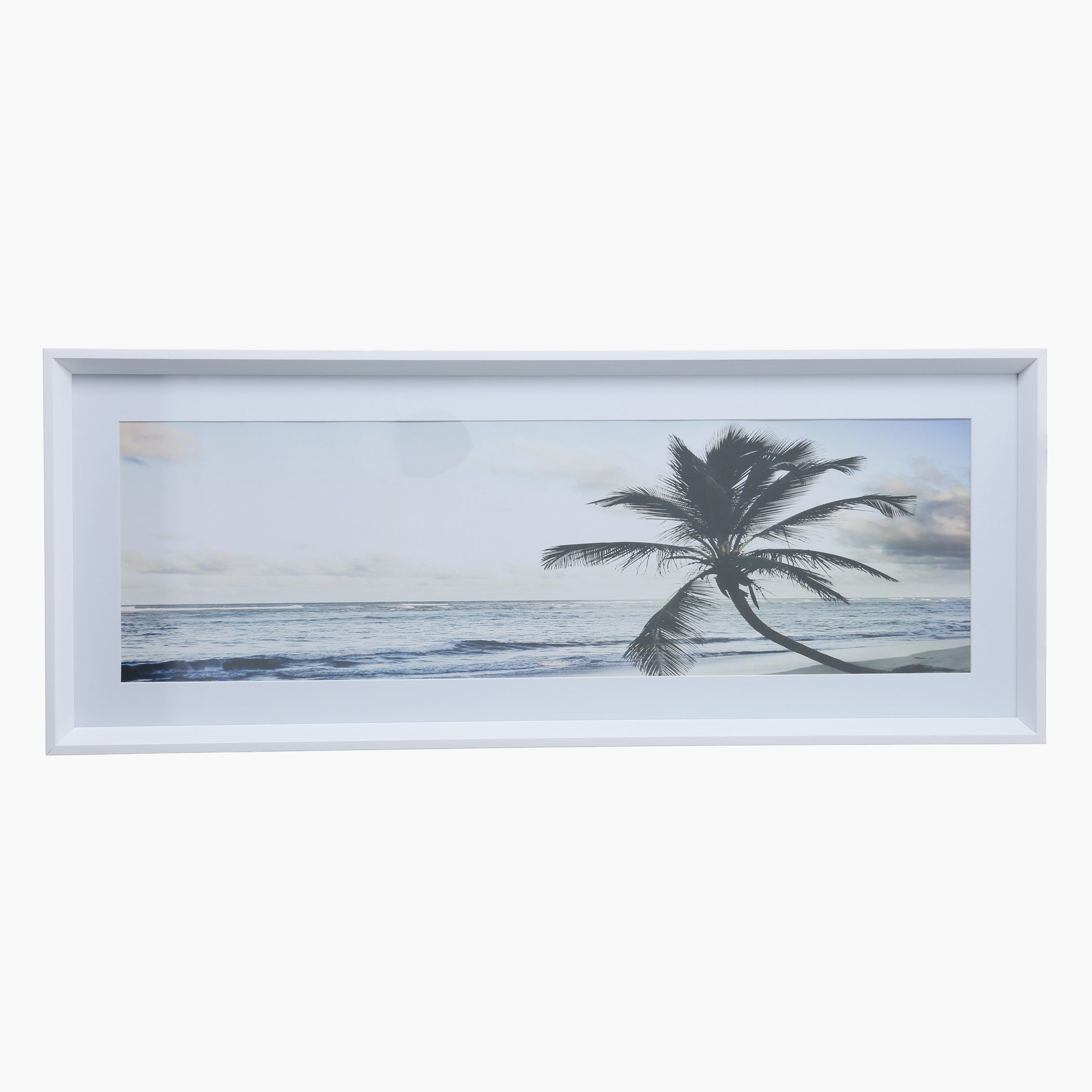 لوحة مُؤطّرة لشاطئ البحر كزينة للحائط-hbxlivingroom-walldecor-wallart-image-1