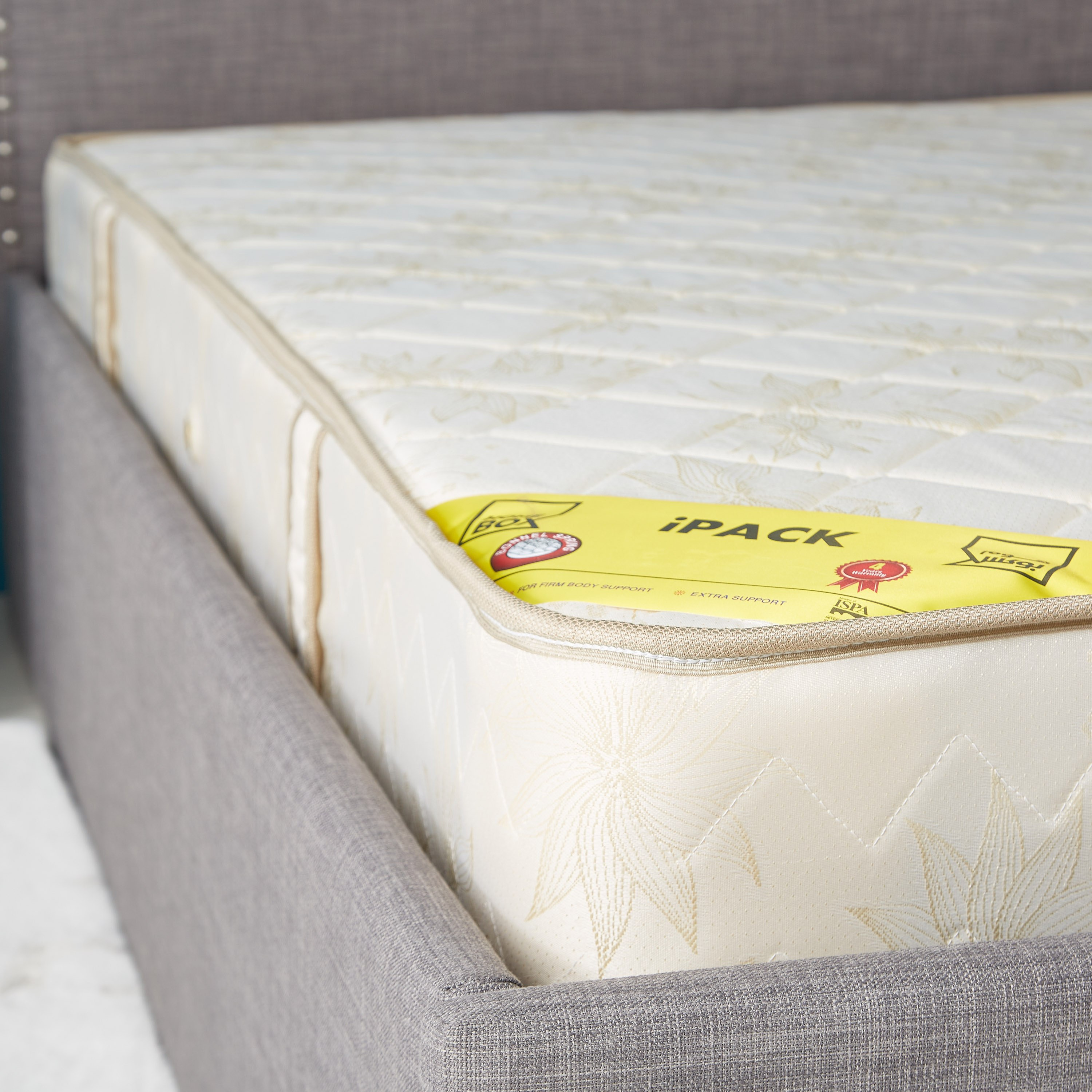 مرتبة مقاس كينج بنوابض من آي باك - 200x180x21 سم-hbxfurniture-mattresses-king-image-4