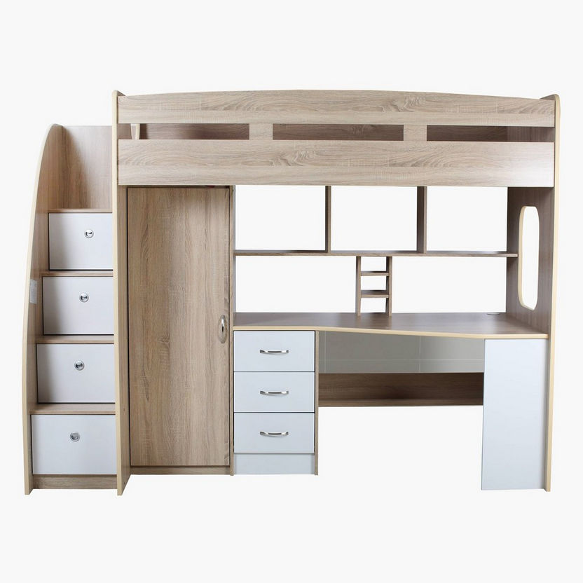 Cooper Xmore Single Loft Bed with Storage - 90x190 cm-Single-image-1