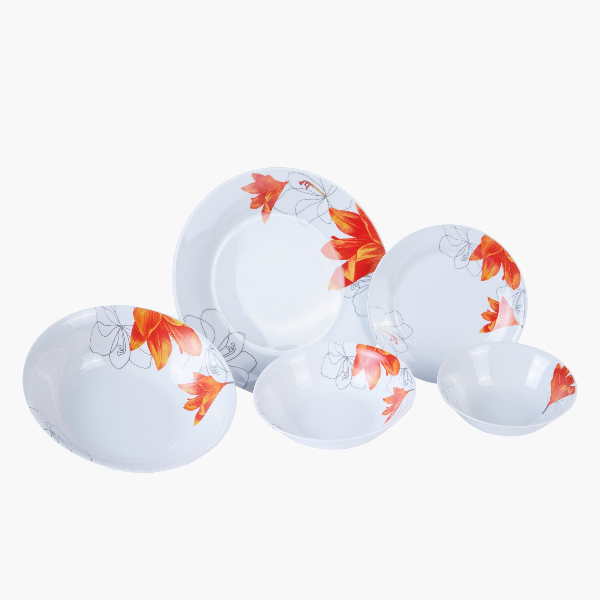 طقم مستلزمات مائدة 20 قطعة بطبعات داليا-hbxhomeware-hbxkitchen-image-1